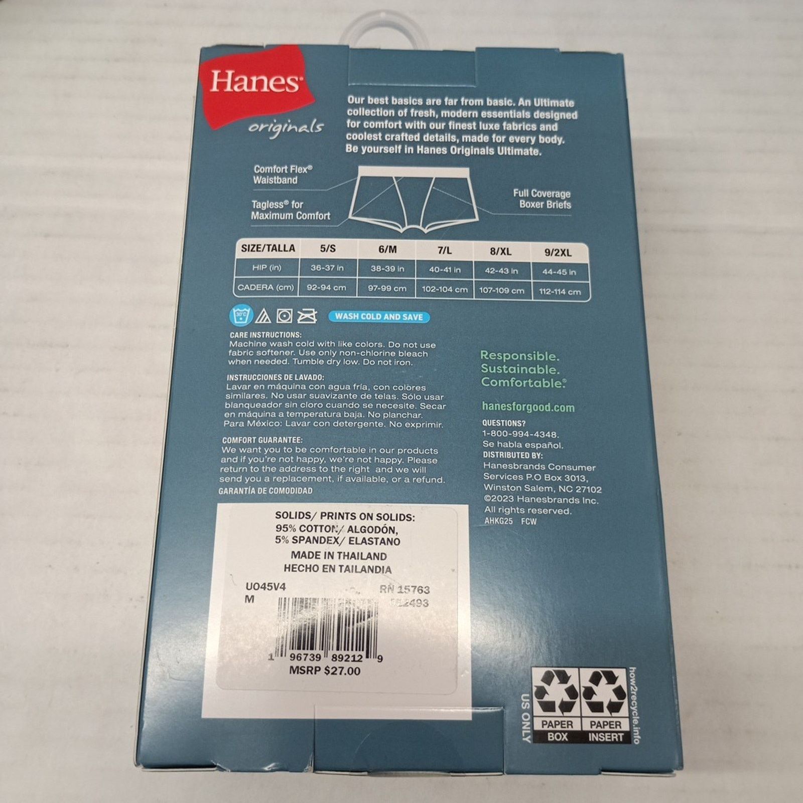 Hanes Women’s Hanes 4 Pk Ultimate Stretch Boxer Briefs Size 6/M Size ONE SIZE - 3 Thumbnail