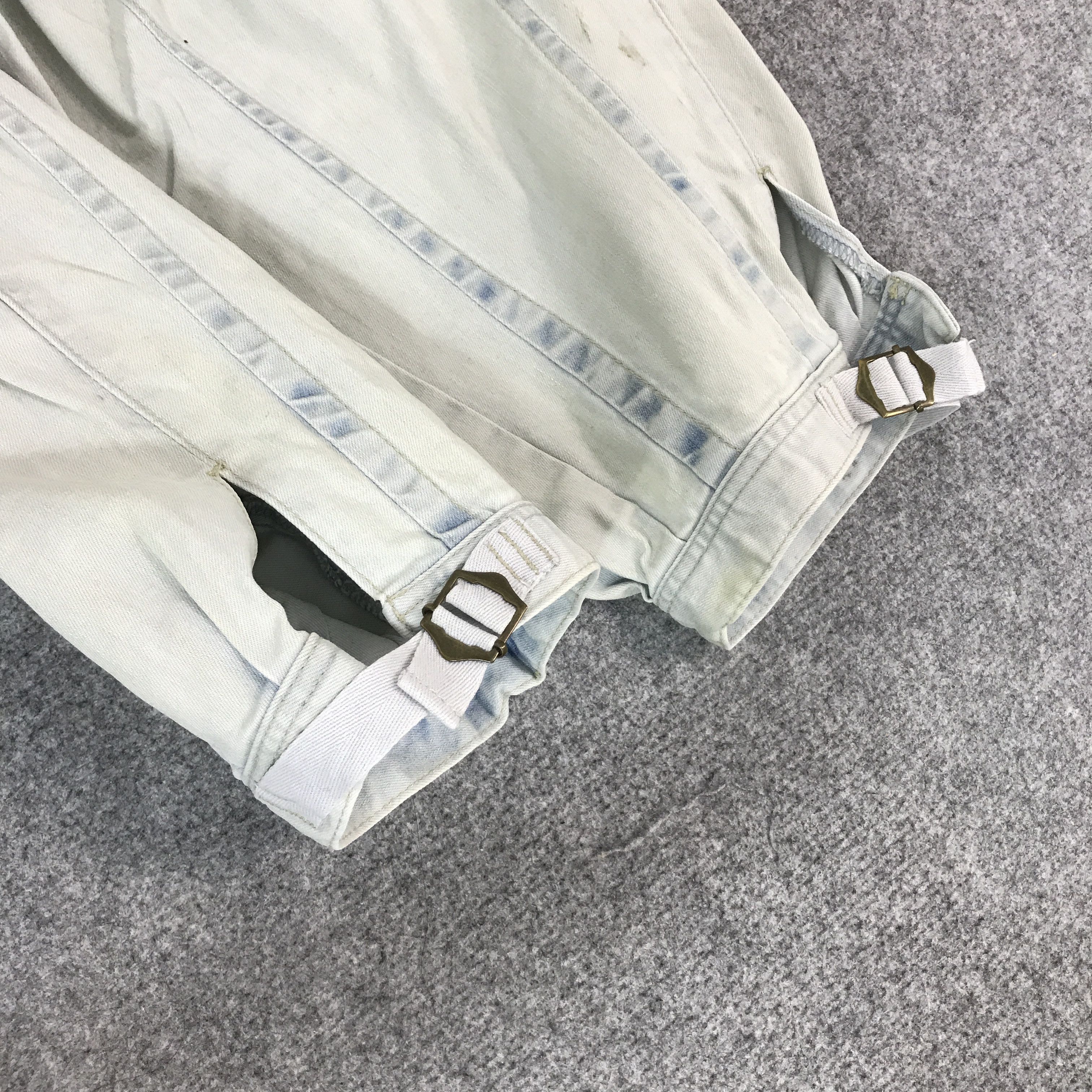 Japanese Brand BALLON PANTS PURPLE&YELLOW WIDE DENIM PANTS Size US 28 / EU 44 - 13 Thumbnail