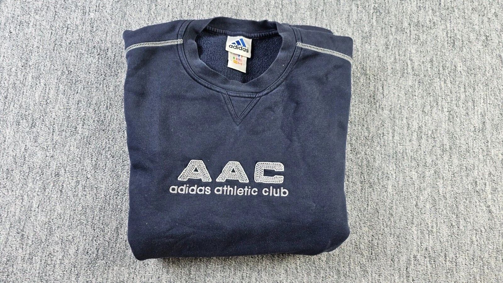 Adidas Adidas AAC Athletic Club Y2K Fleece Crewneck Blue Men L 2001 Size US L / EU 52-54 / 3 - 4 Thumbnail