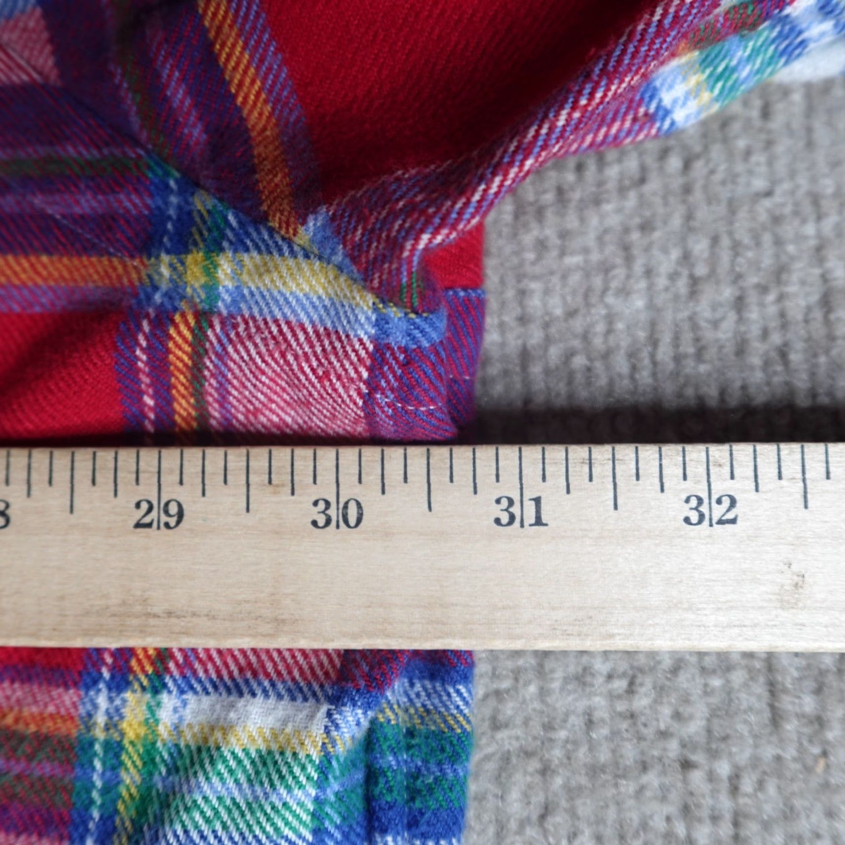 Polo Ralph Lauren Polo Ralph Lauren Shirt 3XLT Red Blue Plaid Performance Flannel Shirt Size US XXL / EU 58 / 5 - 6 Thumbnail