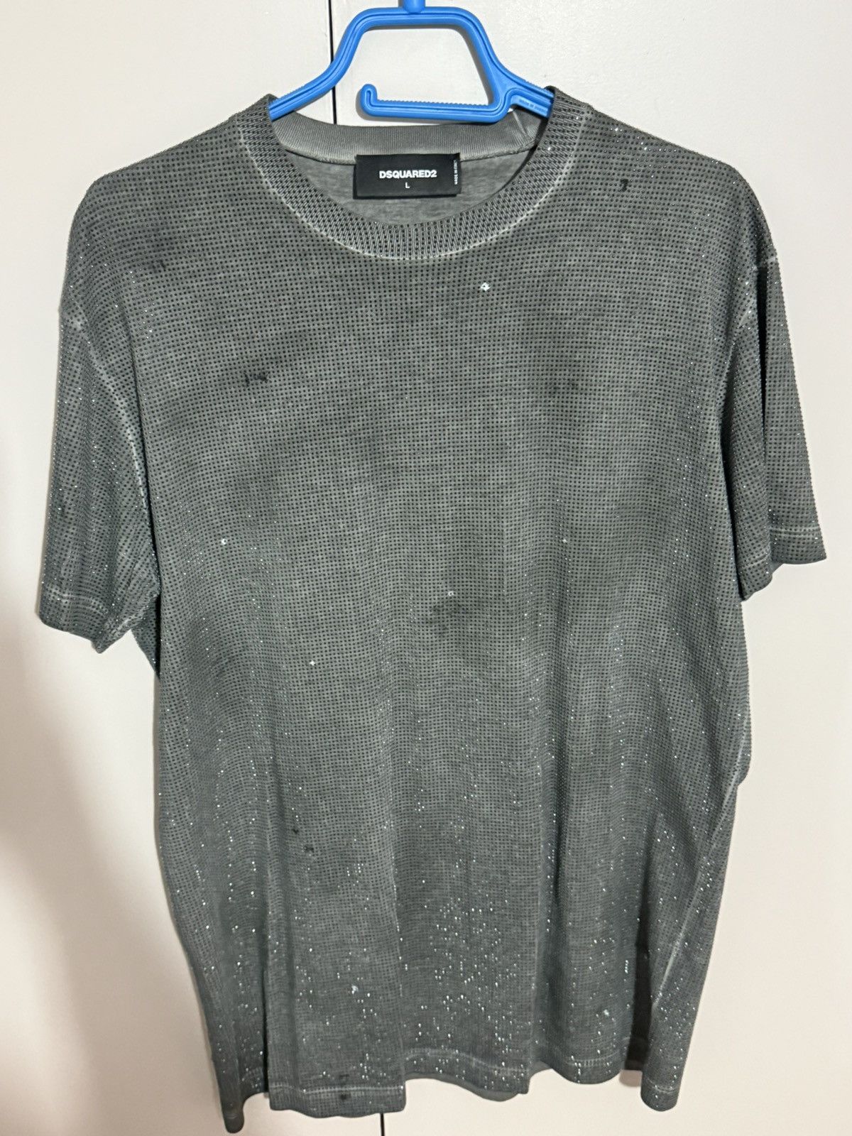 Dsquared2 dsquared crystal embellished t shirt size large Size US L / EU 52-54 / 3 - 1 Thumbnail