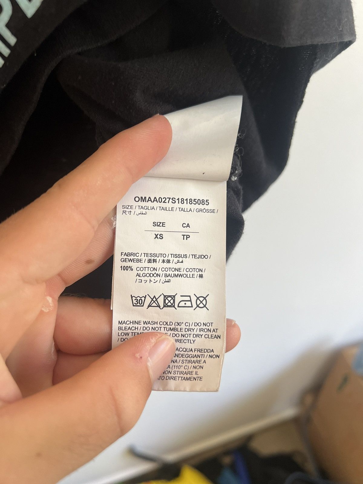 Off-White Off white Caravaggio TEE Size US S / EU 44-46 / 1 - 10 Thumbnail