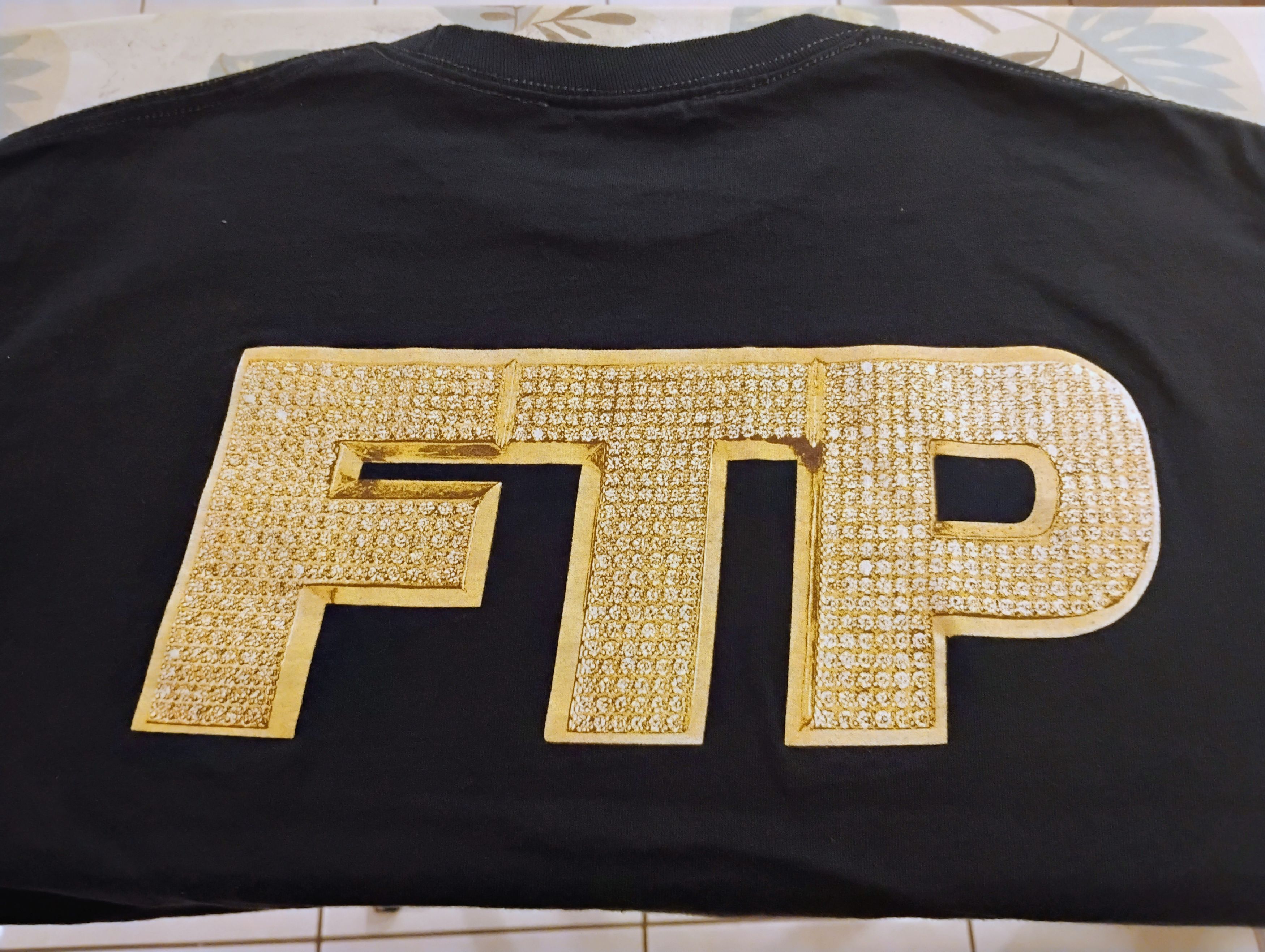 Fuck The Population FTP bling logo tee Size US M / EU 48-50 / 2 - 2 Thumbnail