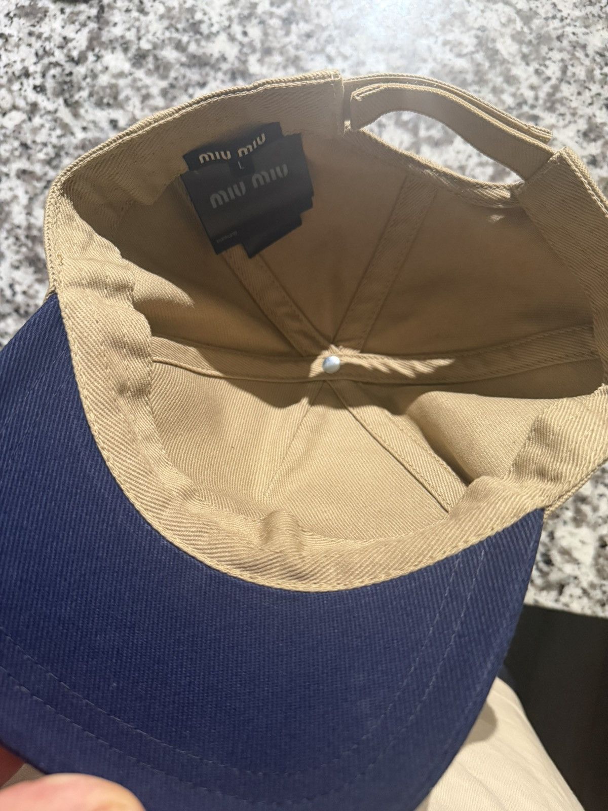 Miu Miu Miu Miu Drill Cap Size ONE SIZE - 4 Thumbnail