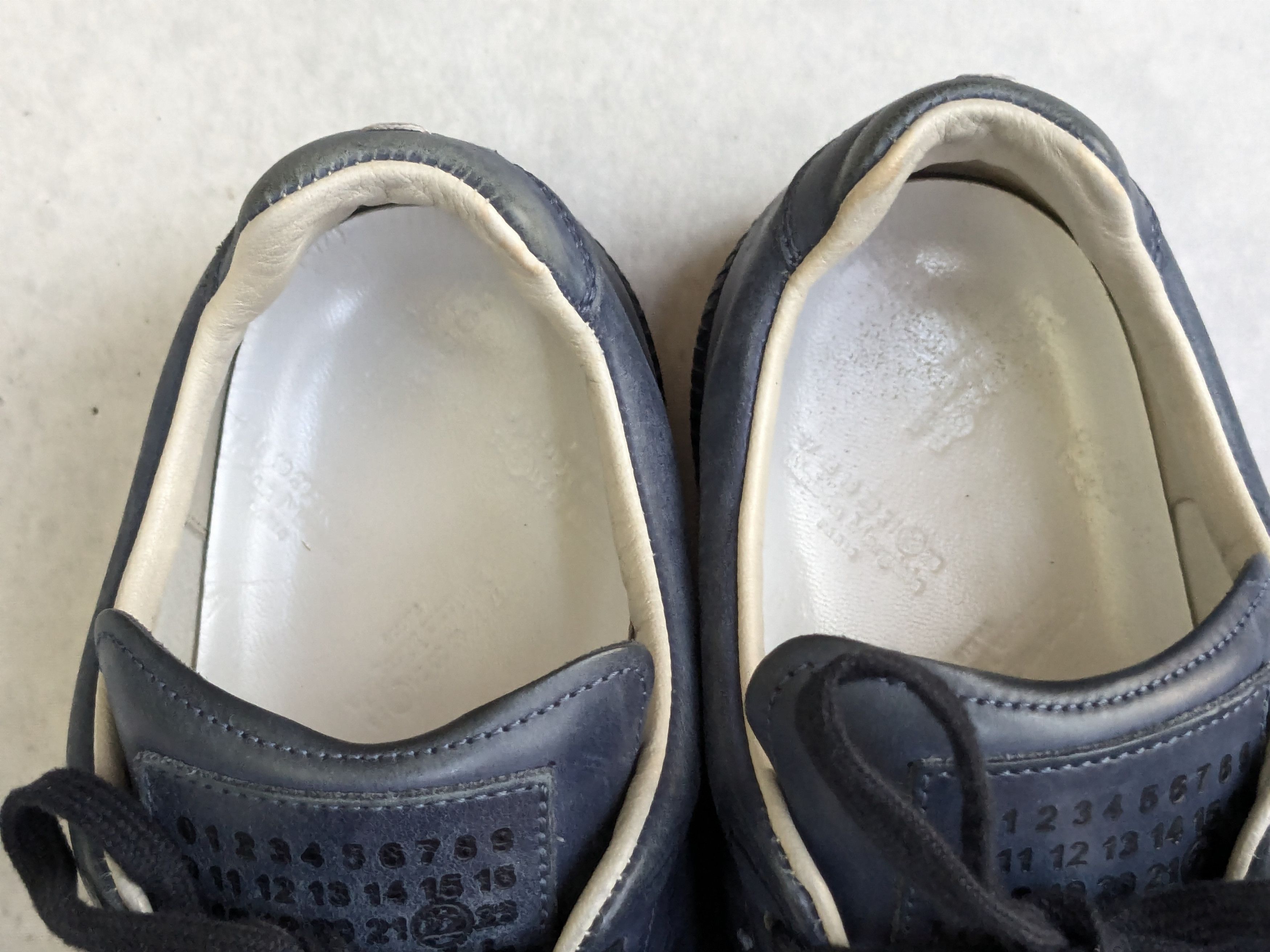 Maison Margiela Maison Margiela Replica GAT Sneakers Blue 9 42 Leather Low Size US 9 / EU 42 - 6 Thumbnail