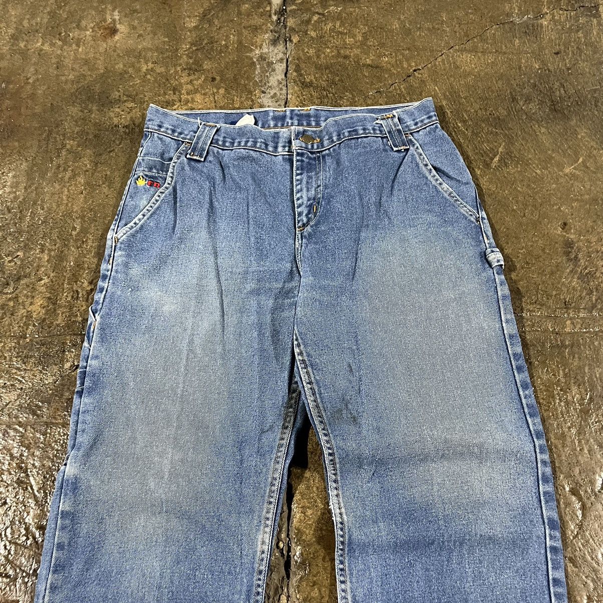 Carhartt × Vintage Crazy Y2K Carhartt Style Carpenter Jeans Workwear Skater Size US 34 / EU 50 - 8 Thumbnail