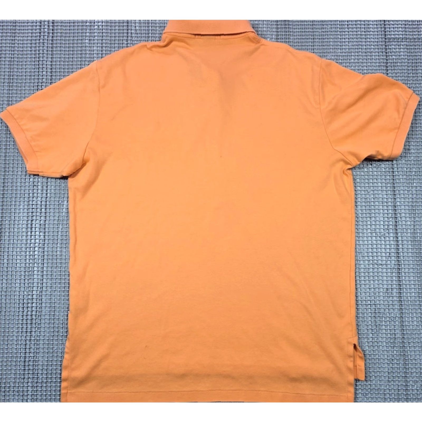 Polo Ralph Lauren VTG Ralph Lauren Polo Shirt XL Short Sleeve Orange Mens Soft Touch Teal Pony Size US XL / EU 56 / 4 - 6 Thumbnail