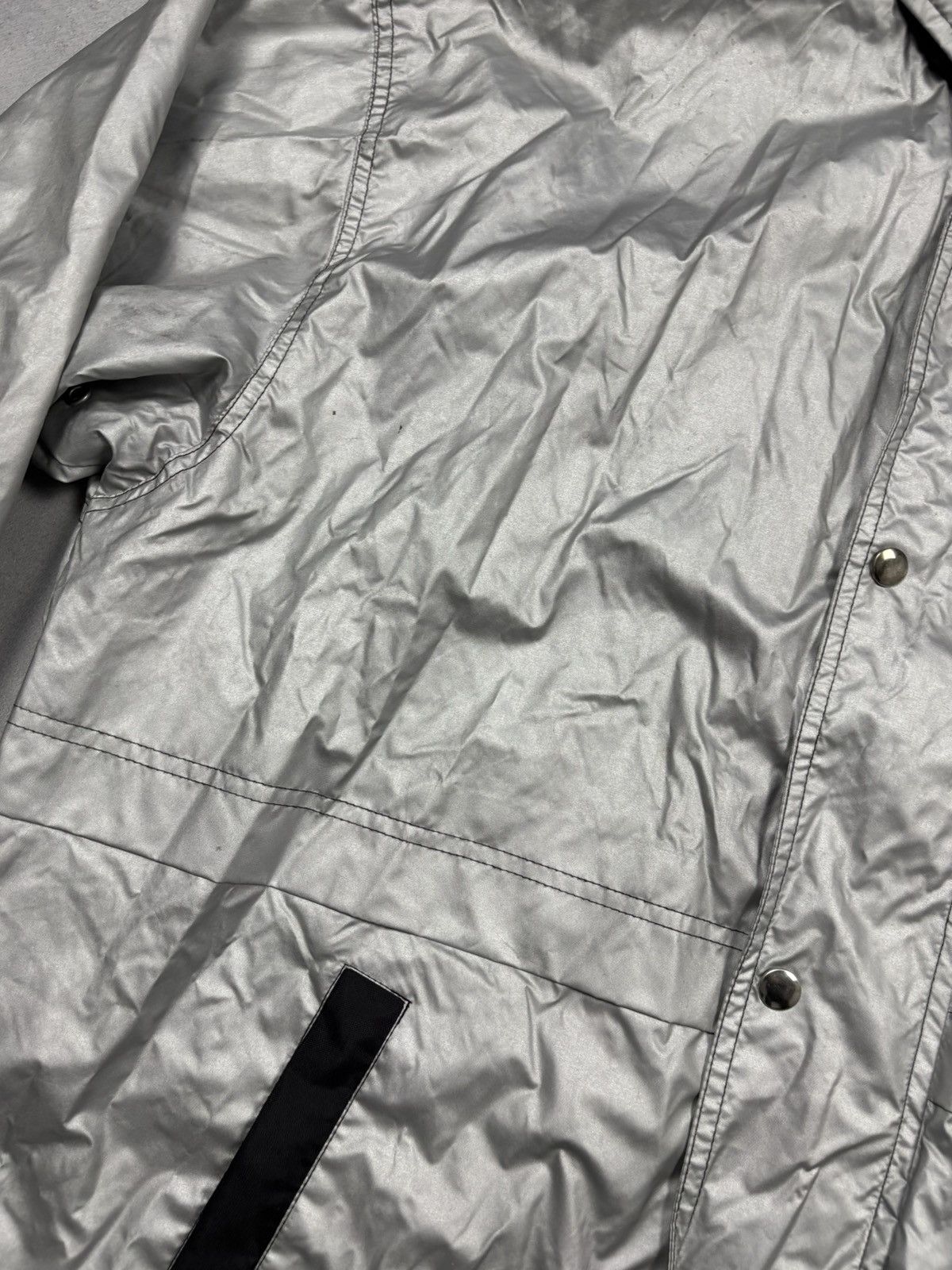Mercedes-Benz Mercedes Benz Silver Jacket Vintage Racing Windbreaker 90s Size US S / EU 44-46 / 1 - 8 Thumbnail