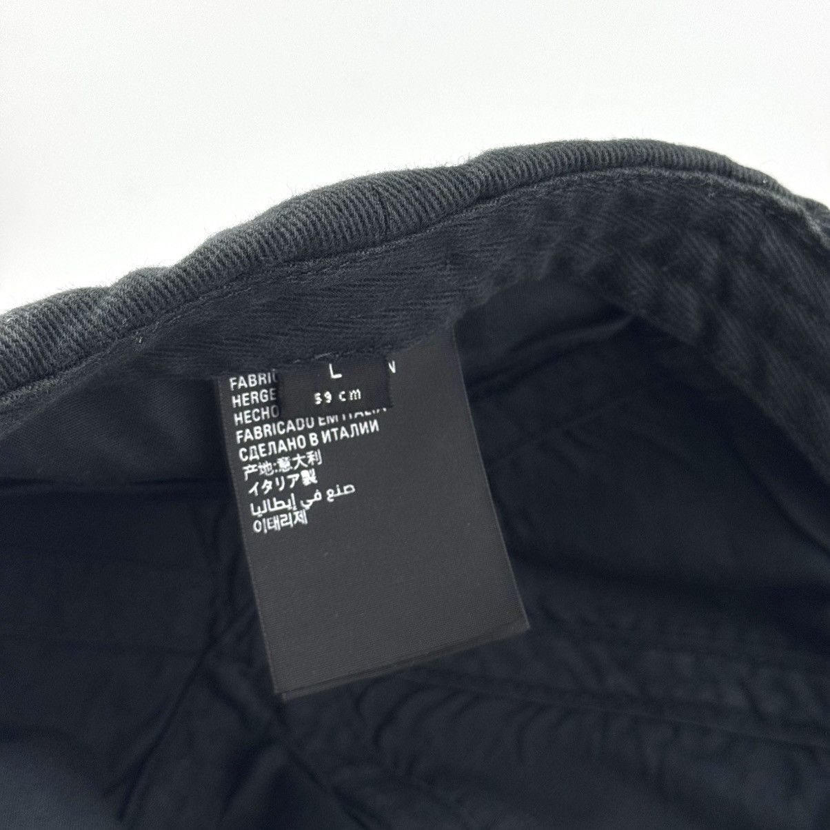 Balenciaga SS23 Balenciaga Diagonal Logo Embroidered Distressed Hat Size ONE SIZE - 7 Thumbnail