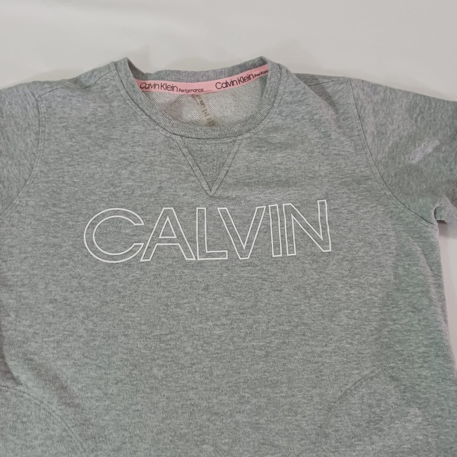 Calvin Klein Calvin Klein Performance Women Gray Logo T-Shirt Top Dress M Size M / US 6-8 / IT 42-44 - 9 Thumbnail