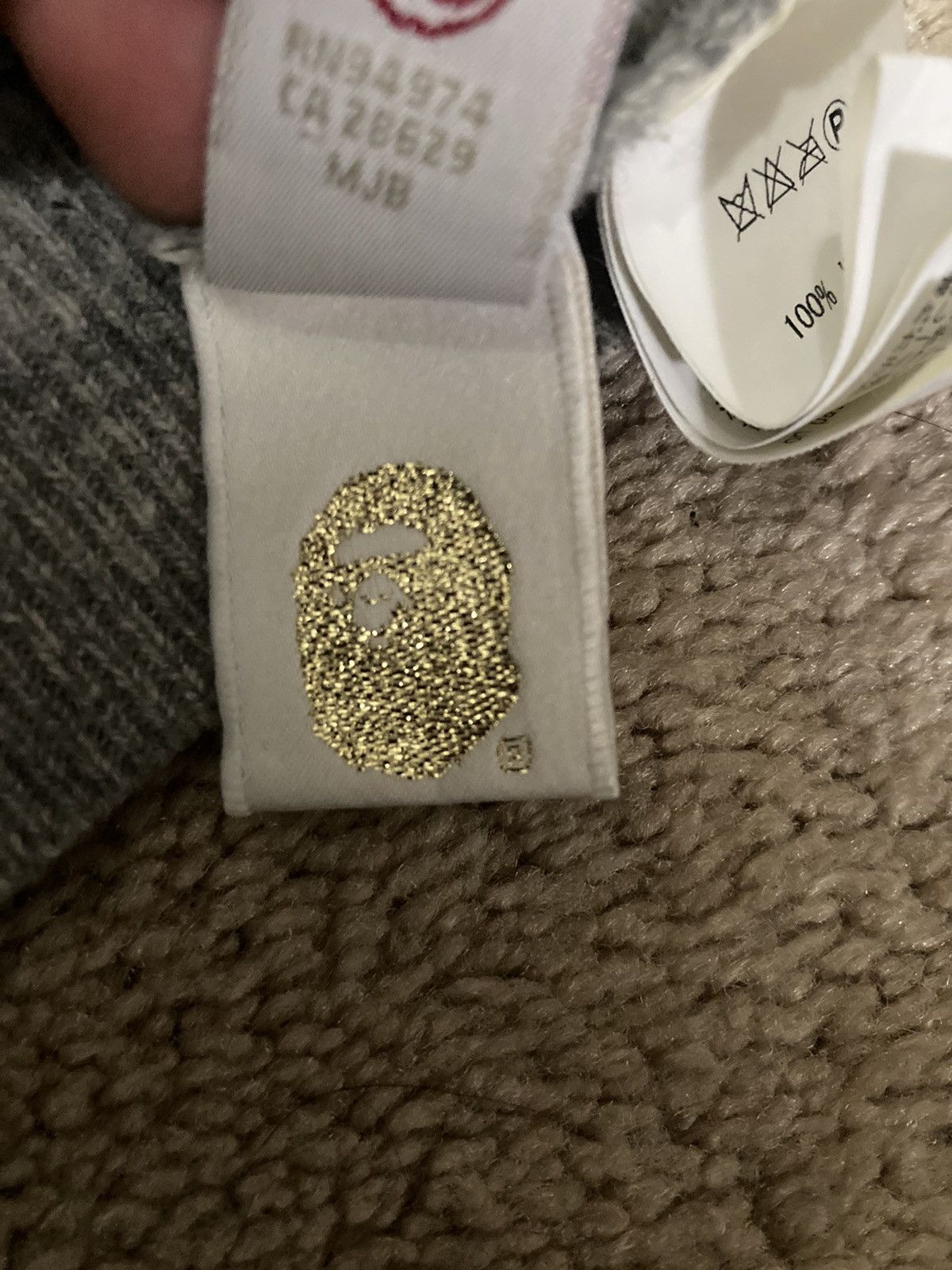 Bape × Stussy FW10 Bape Stussy Skull Logo Cardigan 2010 Gray Small Collab Size US S / EU 44-46 / 1 - 9 Thumbnail