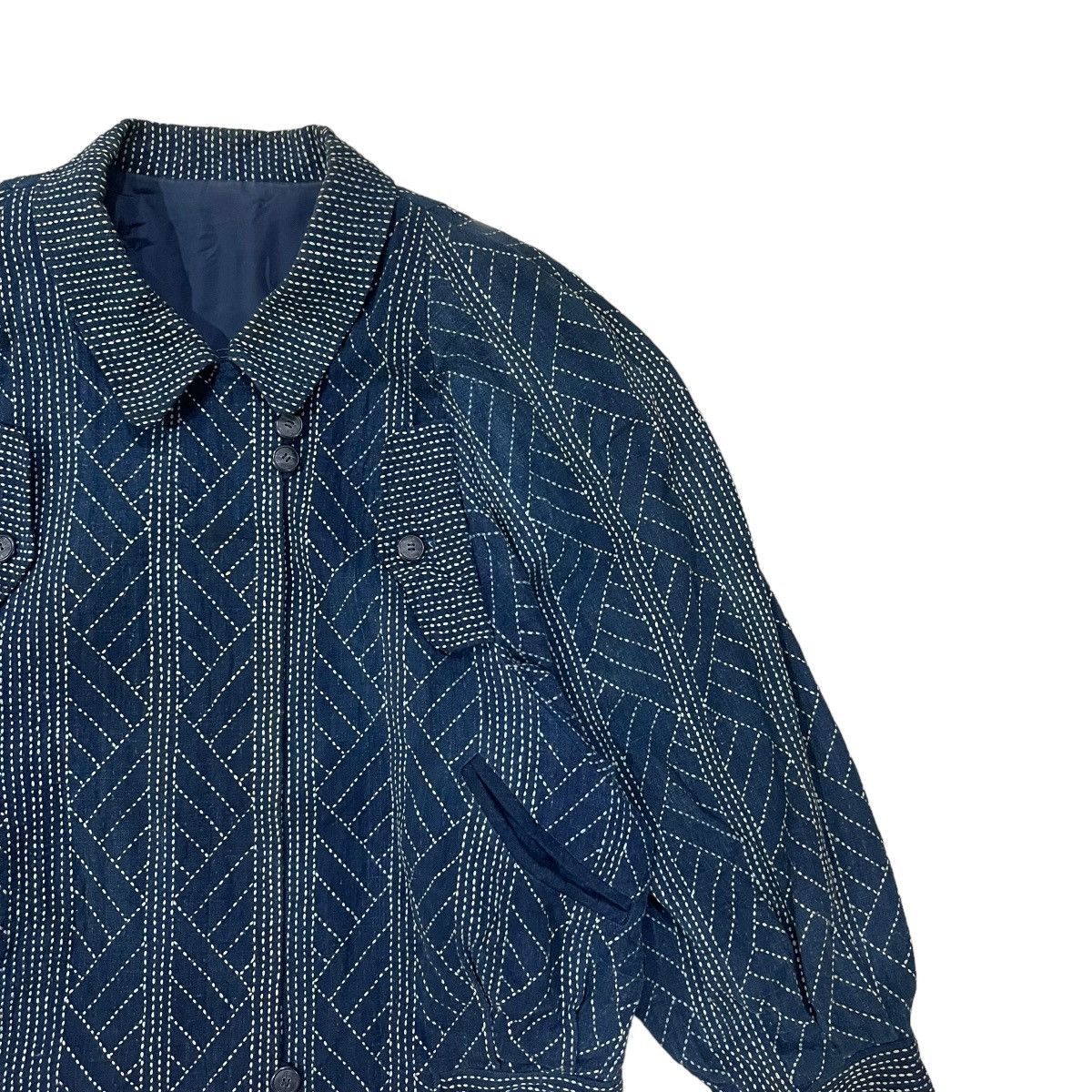 Japanese Brand Vintage Japanese Brand Wool Bomber Jacket Size US S / EU 44-46 / 1 - 7 Thumbnail