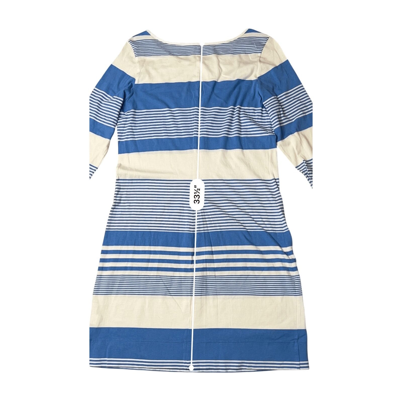 Lilly Pulitzer Lilly Pulitzer Marlowe Bay Blue Knit T-shirt Dress MEDIUM Size M / US 6-8 / IT 42-44 - 8 Thumbnail