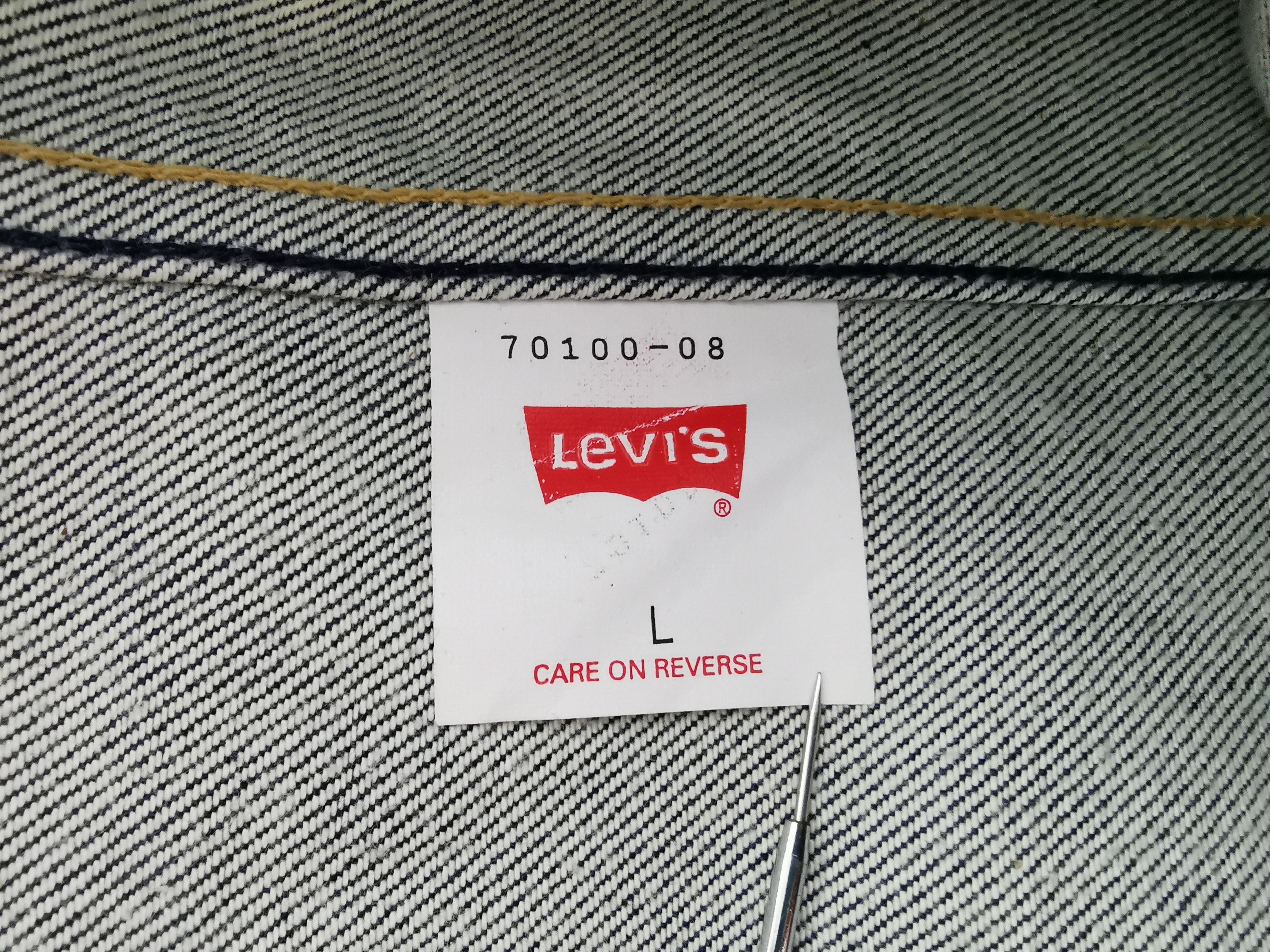 Levi's Vintage 90s Levis Enginereed Denim Jacket Made In Japan Size US M / EU 48-50 / 2 - 6 Thumbnail
