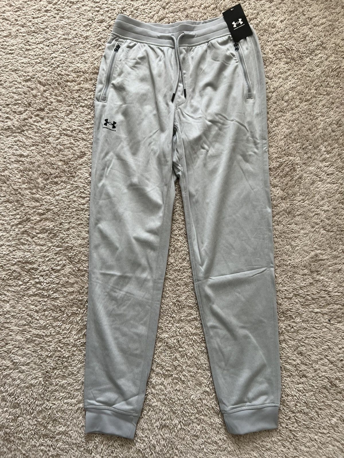 Under Armour Under Armour UA Grey Tricot Jogger Pants Size US 29 - 2 Thumbnail