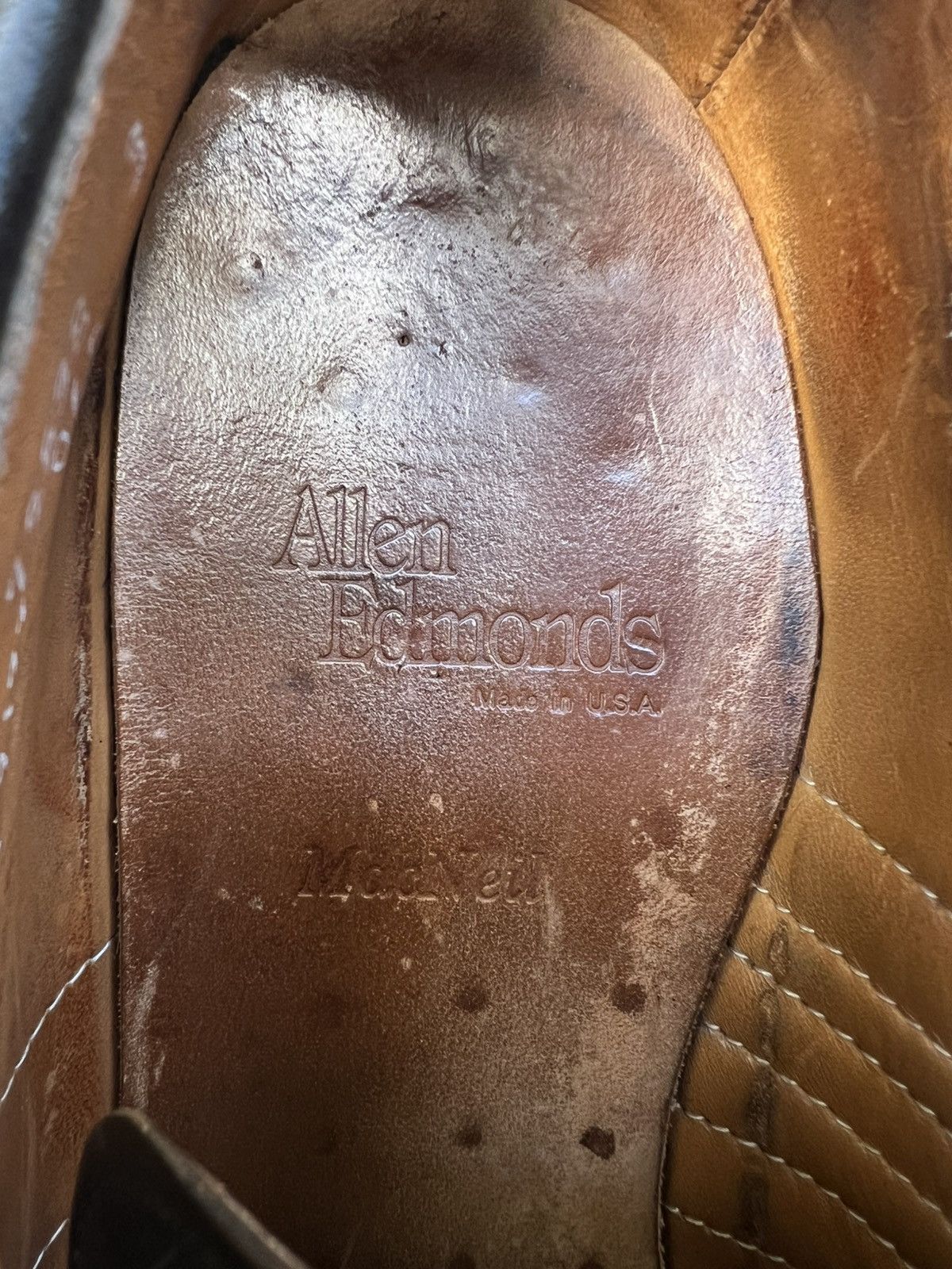 Allen Edmonds Allen Edmonds MacNeil Black Leather Shell Cordovan Wingtip Size US 9.5 / EU 42-43 - 16 Thumbnail