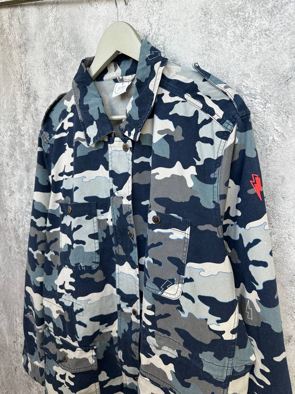 Other Scamp & Dude Camouflage Military Field Jacket Utility Size XXL / US 16-18 / IT 52-54 - 5 Thumbnail