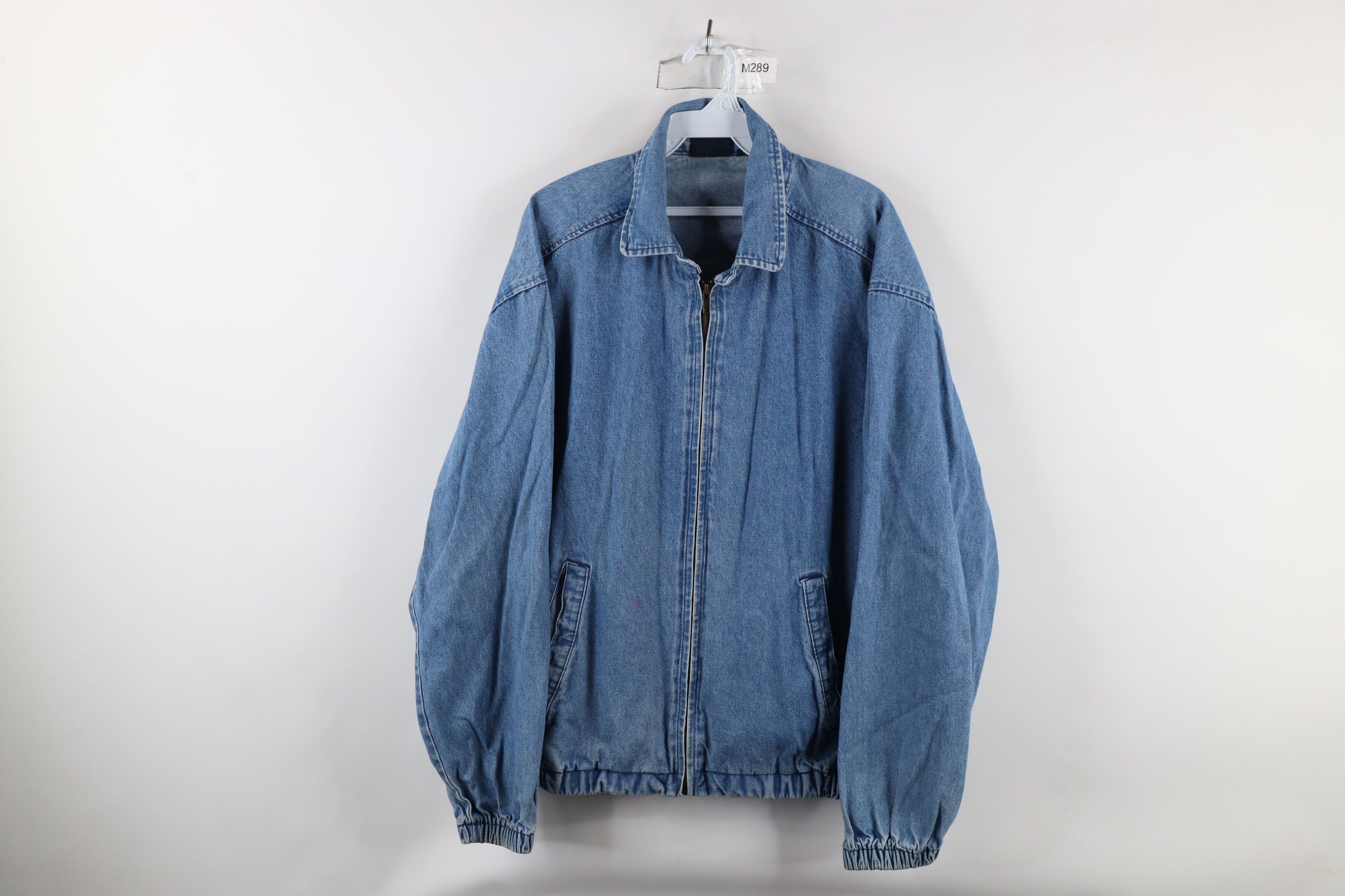 Vintage Denim Zip Jacket Rare 1960's Talon Zip Wrangler Denim