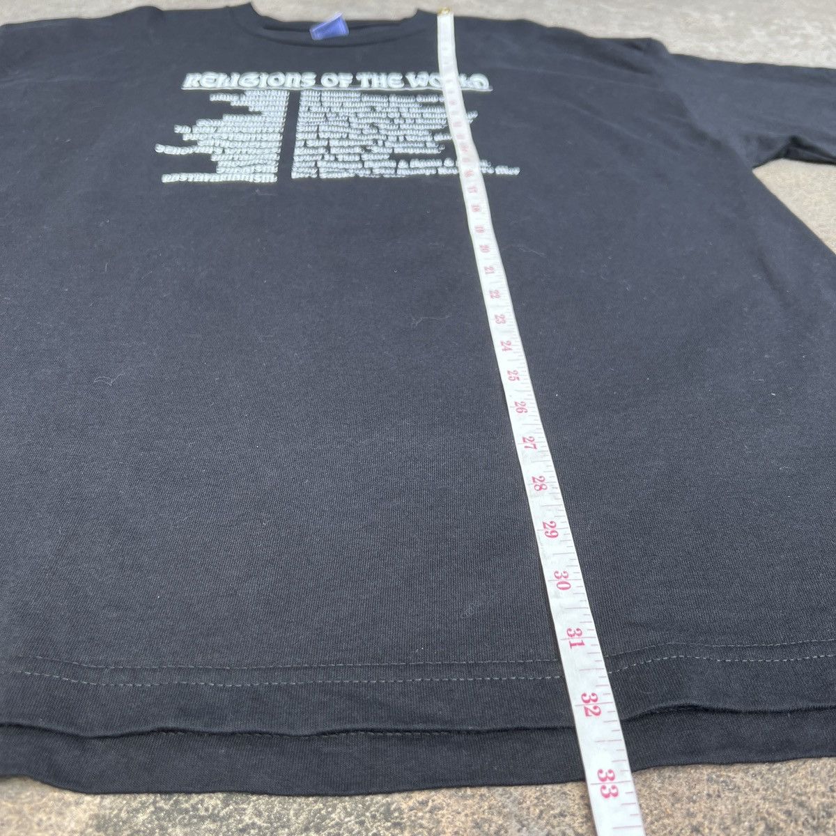 Vintage Vintage Y2K Religions of World Funny Quote Tee 2XL God Size US XXL / EU 58 / 5 - 6 Thumbnail