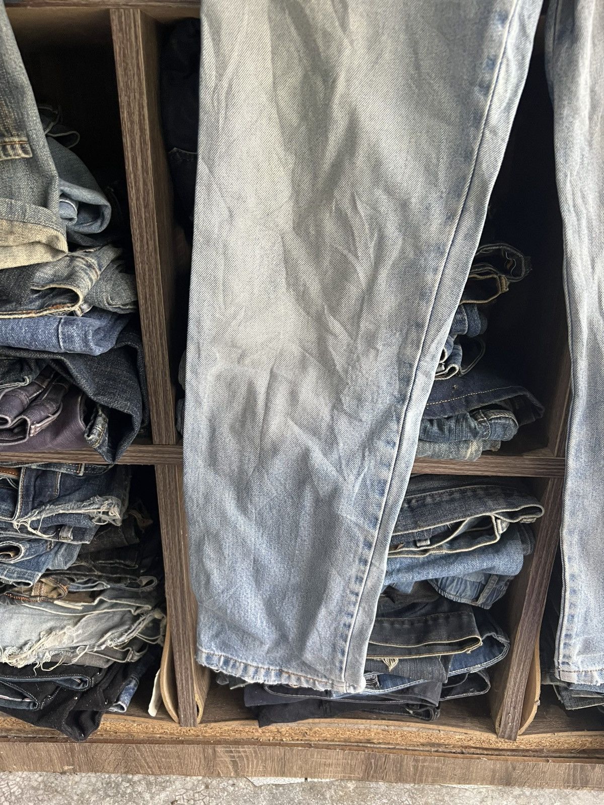 Lancel 🔥Vintage Lancel Distressed Denim Size US 28 / EU 44 - 4 Thumbnail