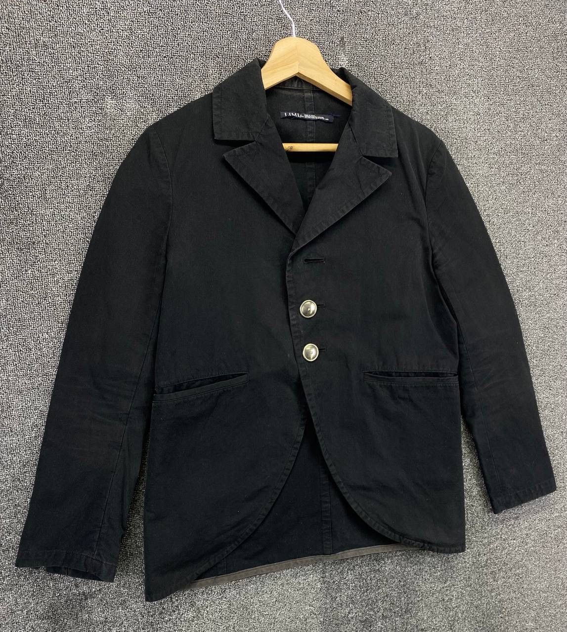 Yohji Yamamoto Vintage Yohji Yamamoto Limi Feu Coat Black Jacket Size S / US 4 / IT 40 - 2 Thumbnail
