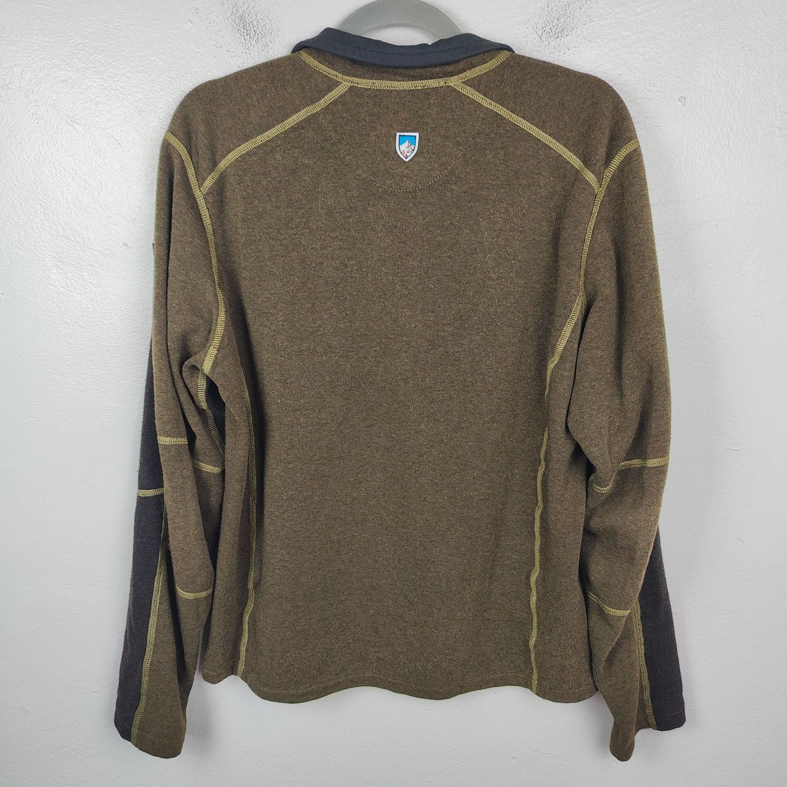 Kuhl Kuhl Revel Kashmira 1/2 Zip Jacket Mens Medium Green Brown Size US M / EU 48-50 / 2 - 4 Thumbnail