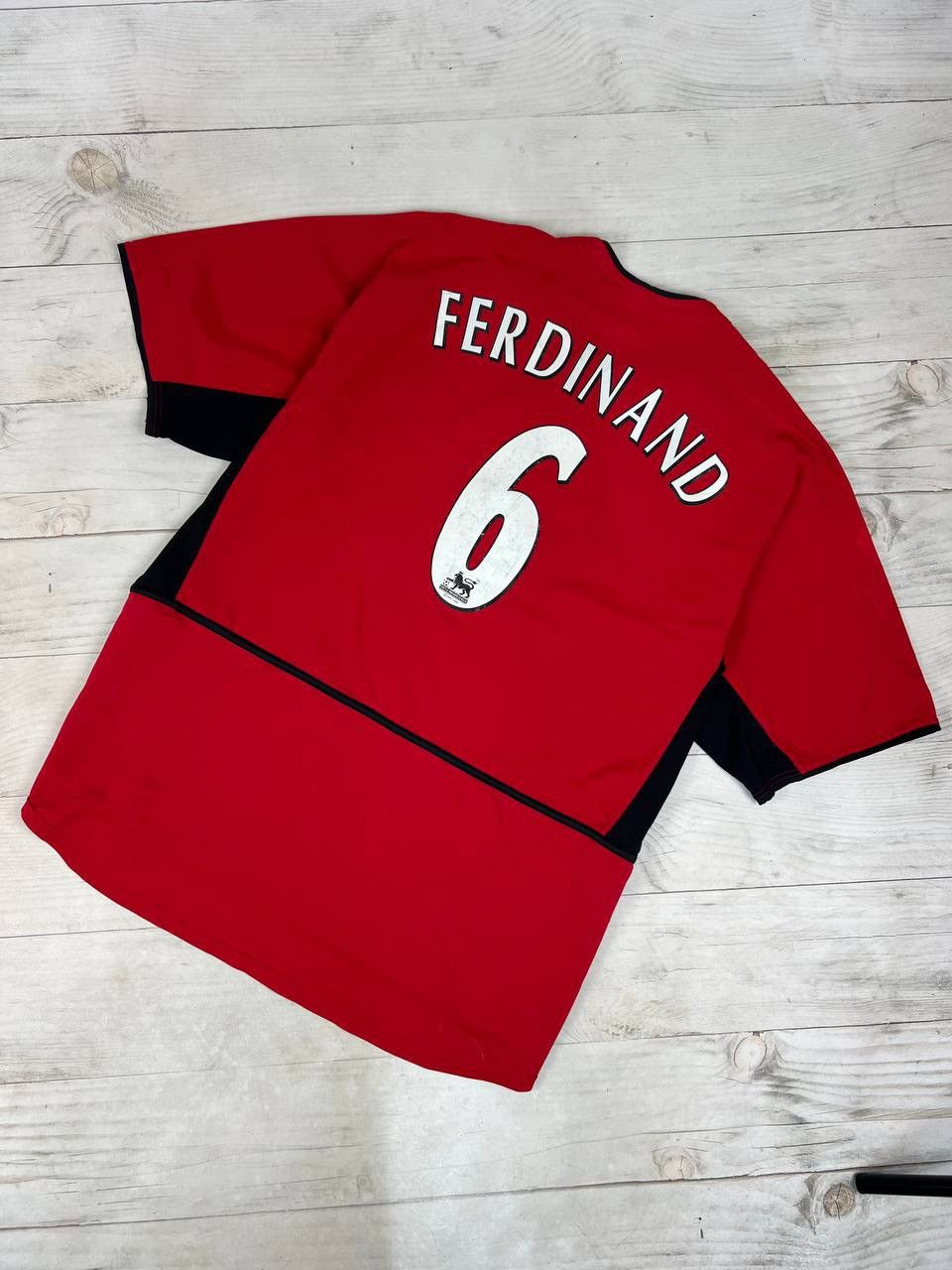 Nike Nike Manchester United 2002 2004 Ferdinand #6 Home Jersey Size US XXL / EU 58 / 5 - 18 Thumbnail