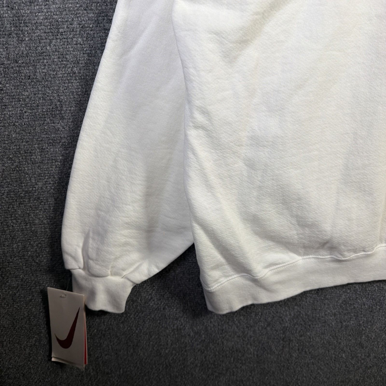 Nike Vintage Nike Hoodie Mens 2XL White 90s Swoosh Baggy Skate Size US XXL / EU 58 / 5 - 9 Thumbnail