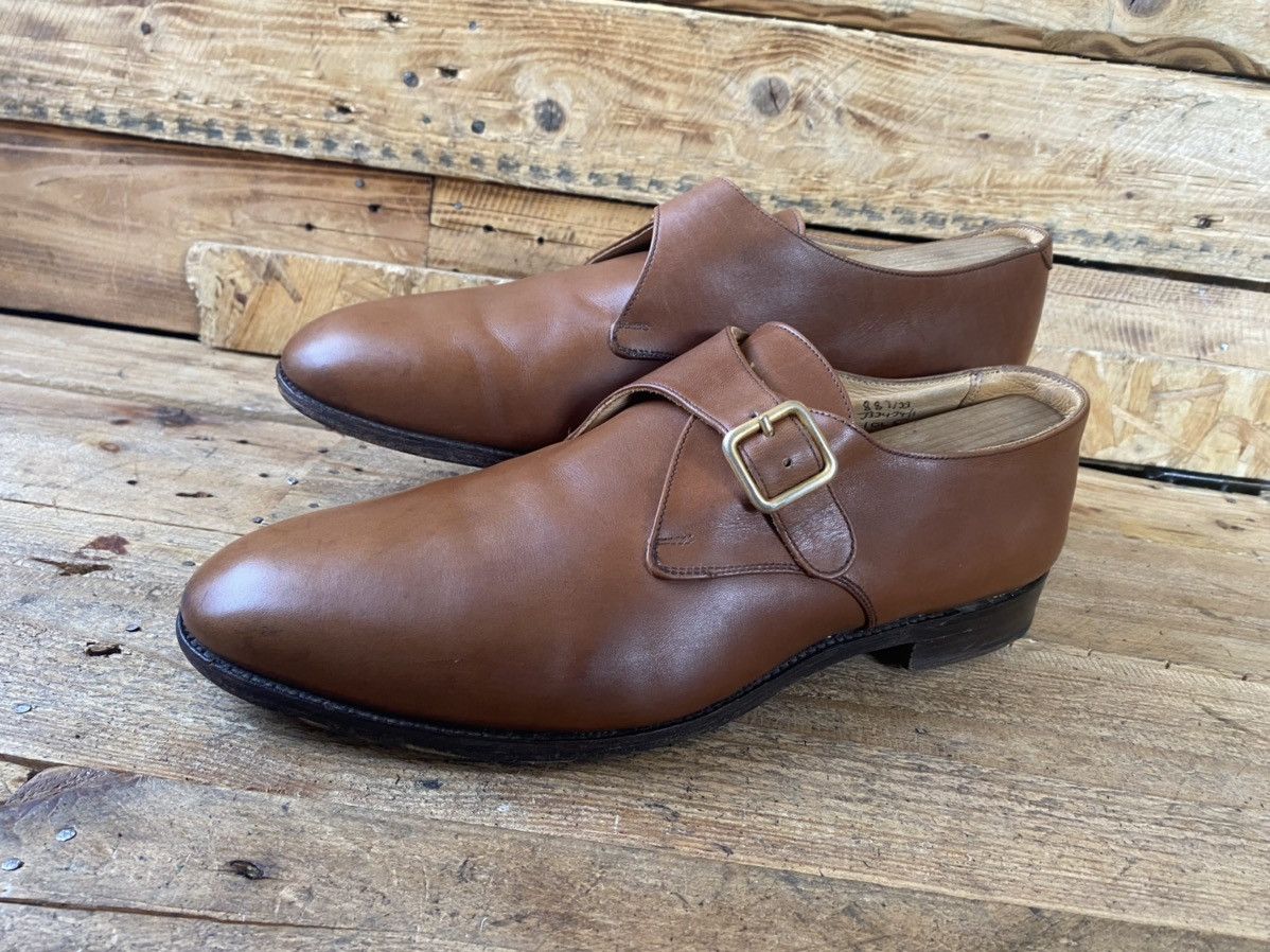 Tricker's Trickers monk strap brown leather dress shoes uk 10.5 Size US 11.5 / EU 44-45 - 6 Thumbnail