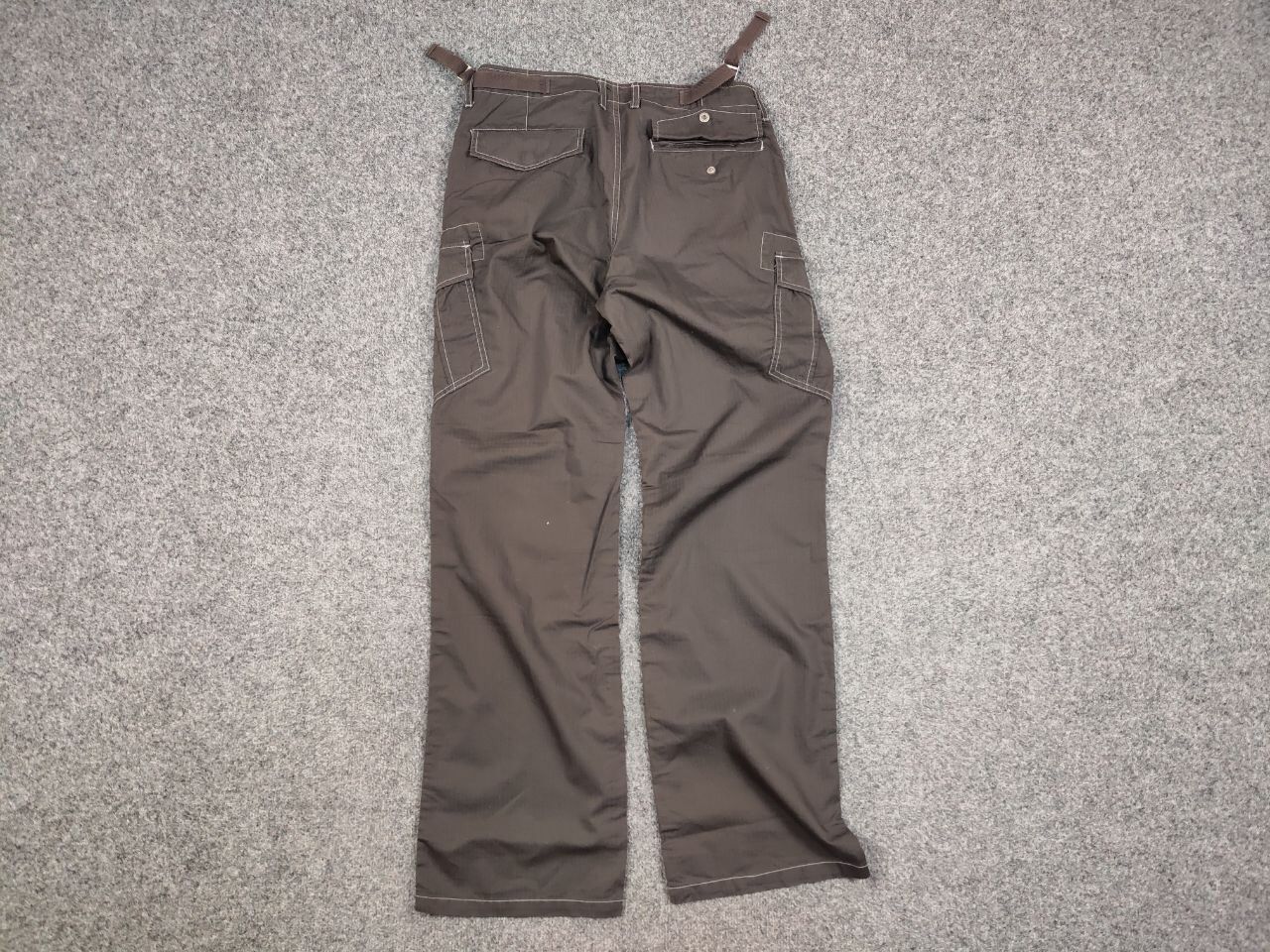 Japanese Brand Vintage 90's Japan Style Cargo Brown Pants Travis Scott Size US 31 - 15 Thumbnail