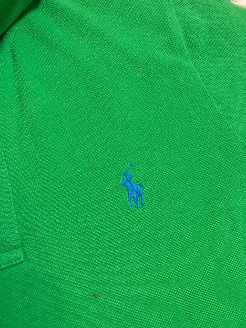 Polo Ralph Lauren Ralph Lauren Green Logo Embroidered Cotton Skinny Polo Size S / US 4 / IT 40 - 4 Thumbnail