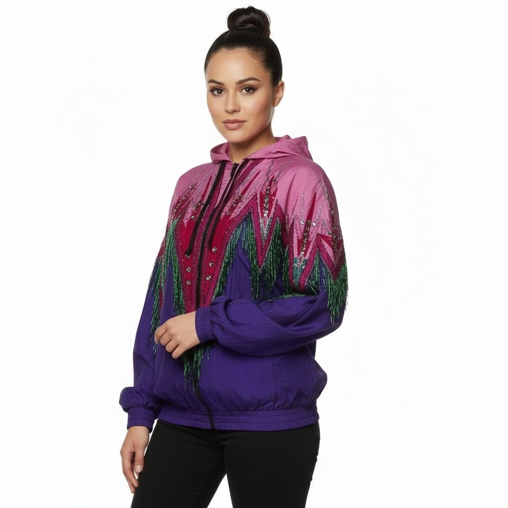 Gucci Gucci Fringe,Beaded,Sequin&Crystal Accents Bomber Jacket, M Size M / US 6-8 / IT 42-44 - 1 Thumbnail