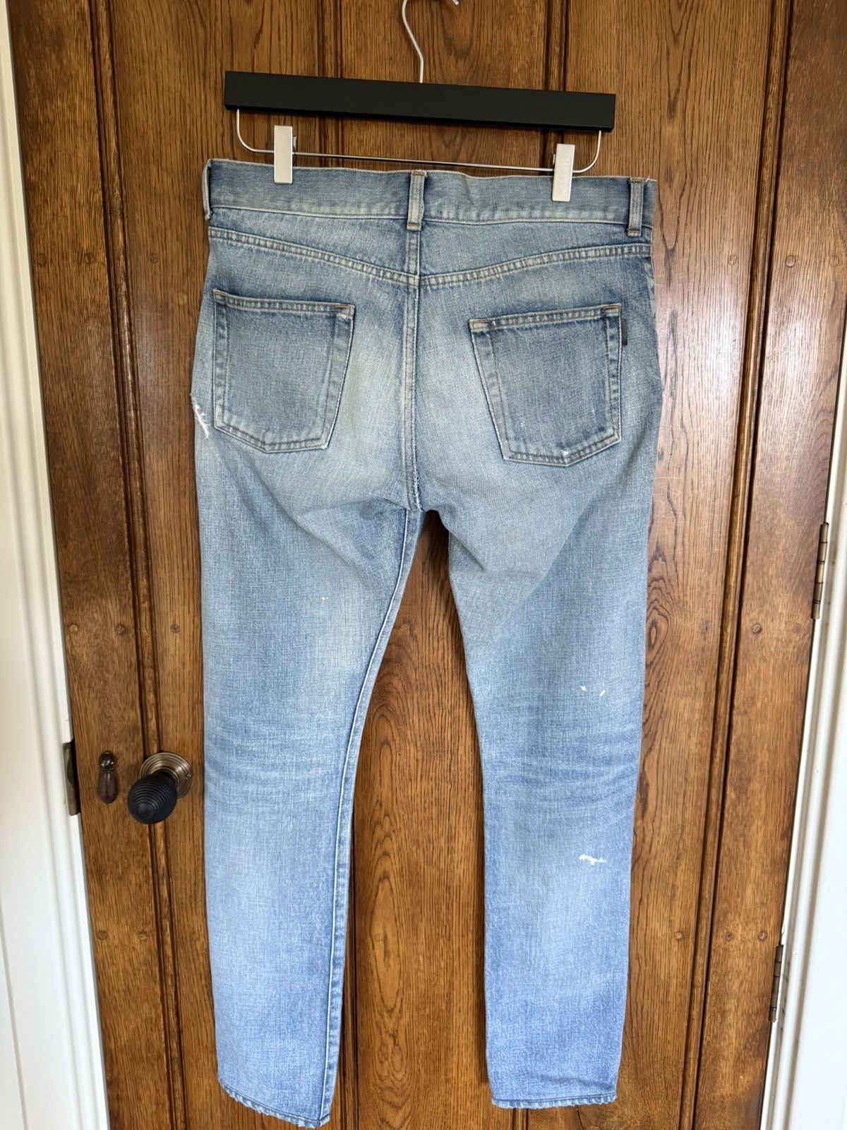 Saint Laurent Paris Saint Laurent slim ripped denim jeans 30 Santa Monica wash Size US 30 / EU 46 - 14 Thumbnail