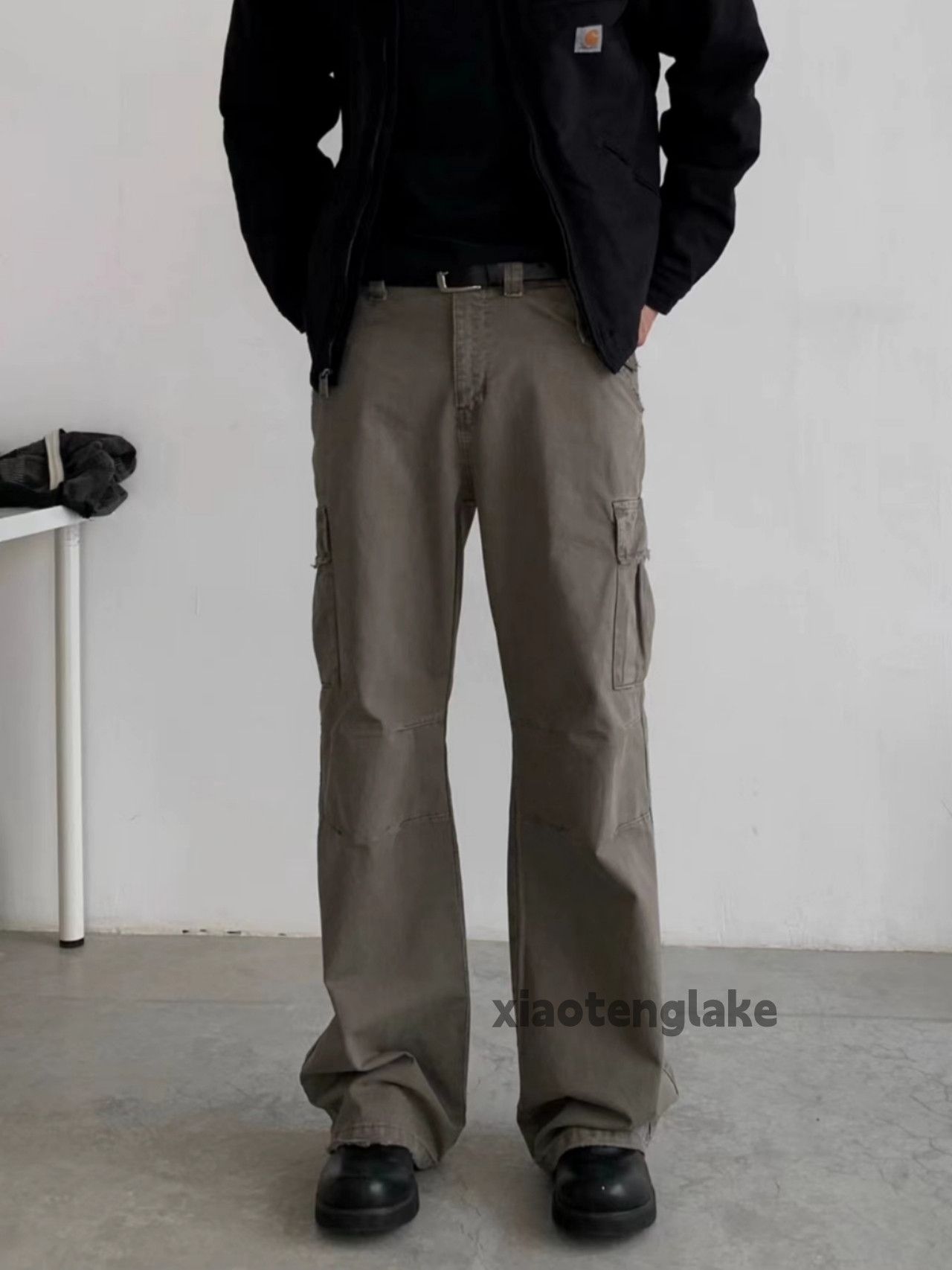 Designer × Vintage washed faded cleanfit utility yuppie military cargo pants Size US 34 / EU 50 - 5 Thumbnail