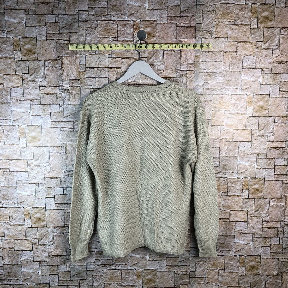Japanese Brand Inputt Superfee Cream Cardigan Knitwear #A1198 Size US M / EU 48-50 / 2 - 12 Thumbnail