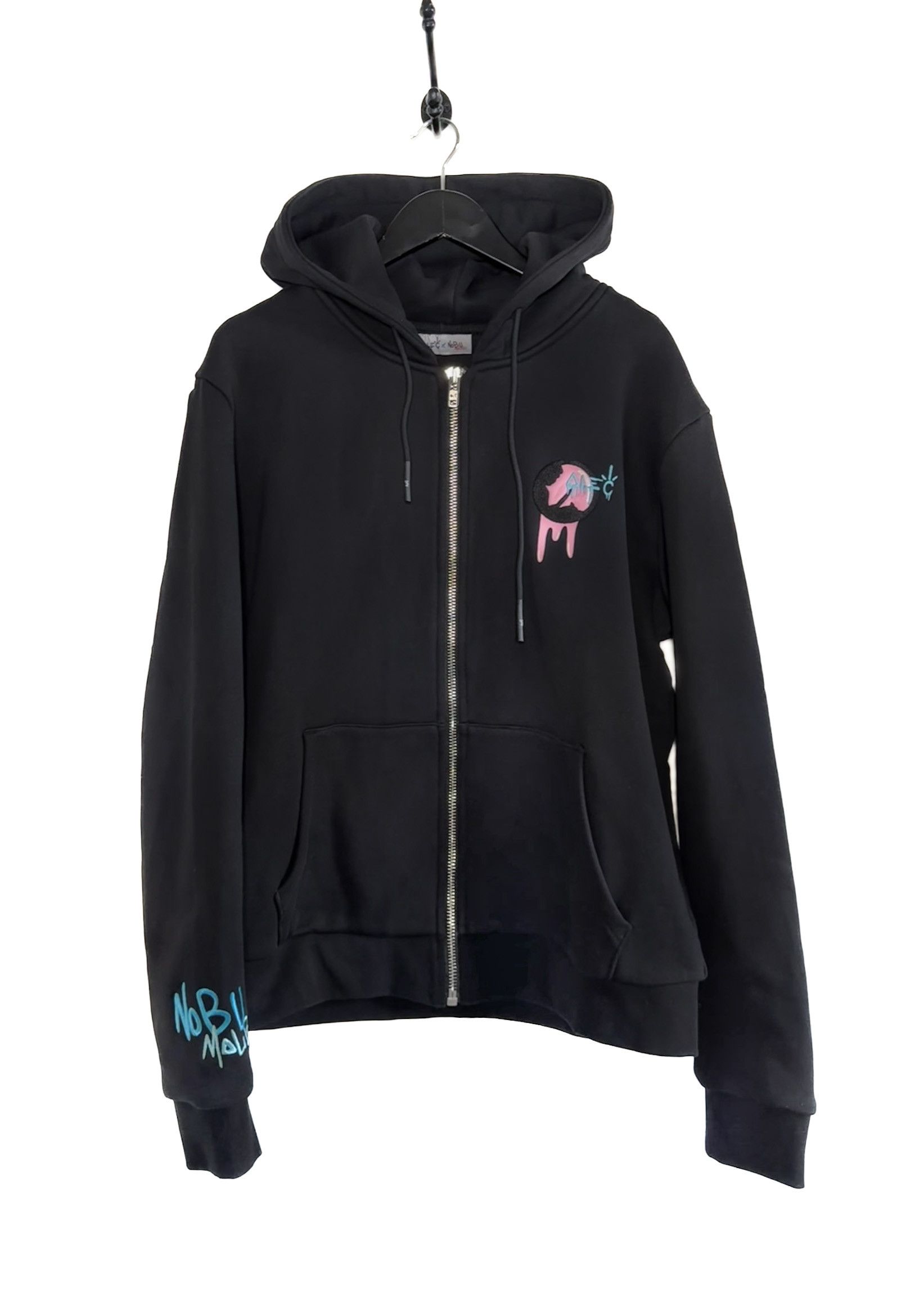 image of Alec Monopoly Nobu Malibu Black Hoodie, Men's (Size XL)