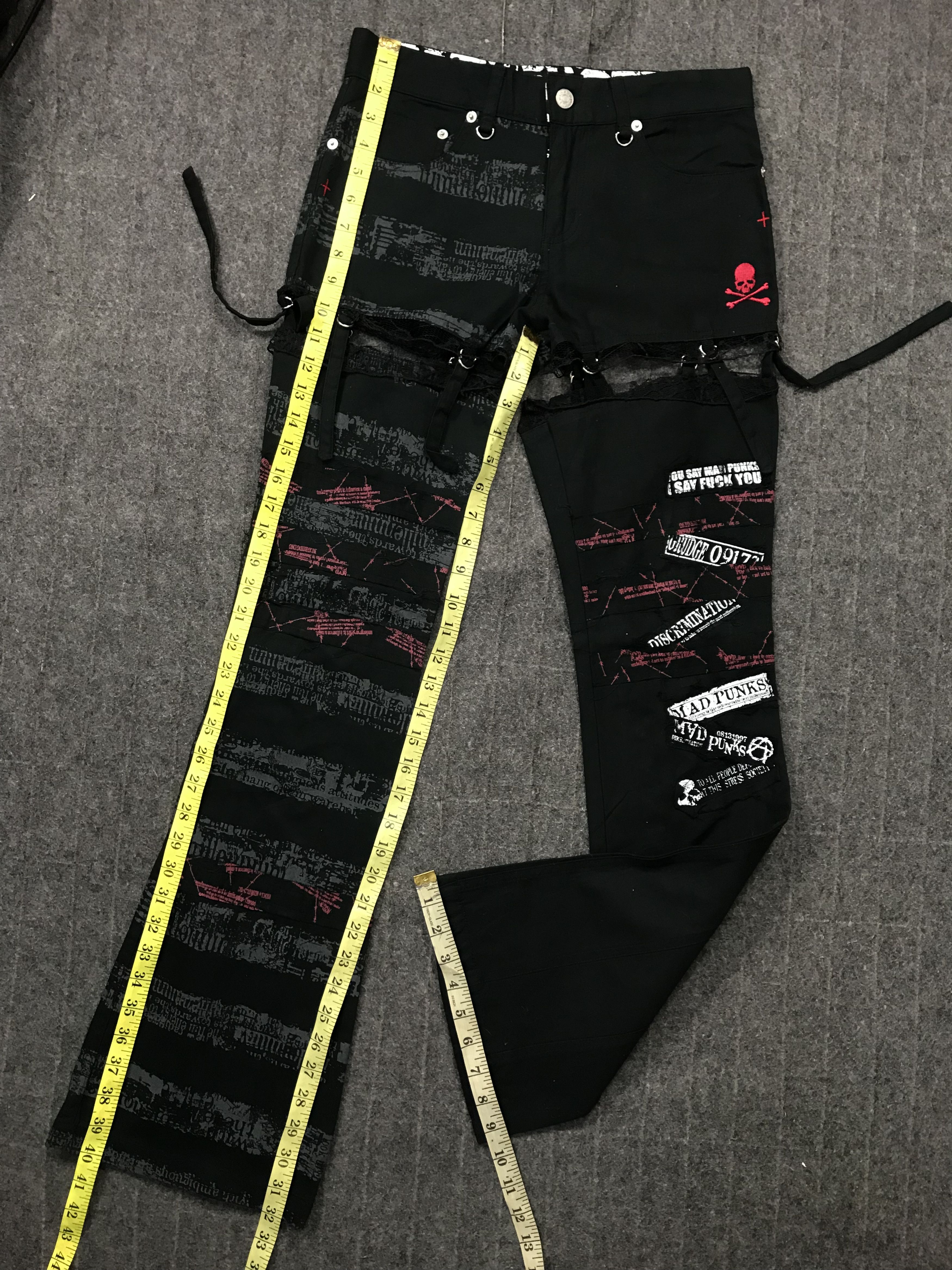 Japanese Brand Mad Punk Seditionaries Cyberpunk Tactical Bondage Size US 28 / EU 44 - 13 Thumbnail