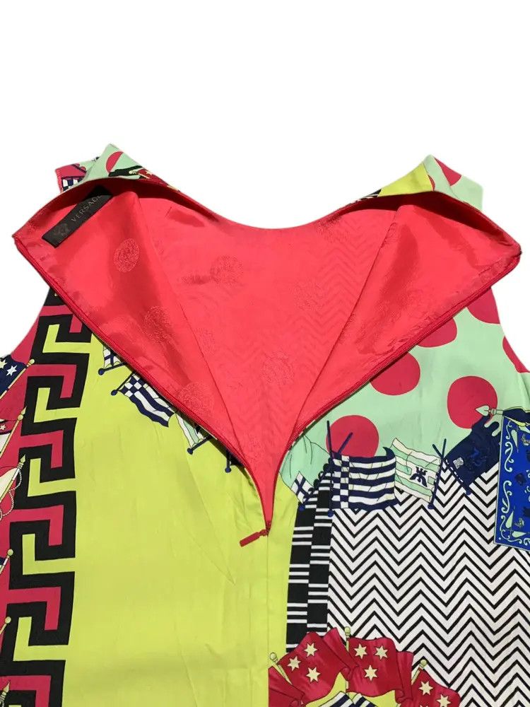 Versace SS15 versace resort viscose mini dress Size M / US 6-8 / IT 42-44 - 14 Thumbnail