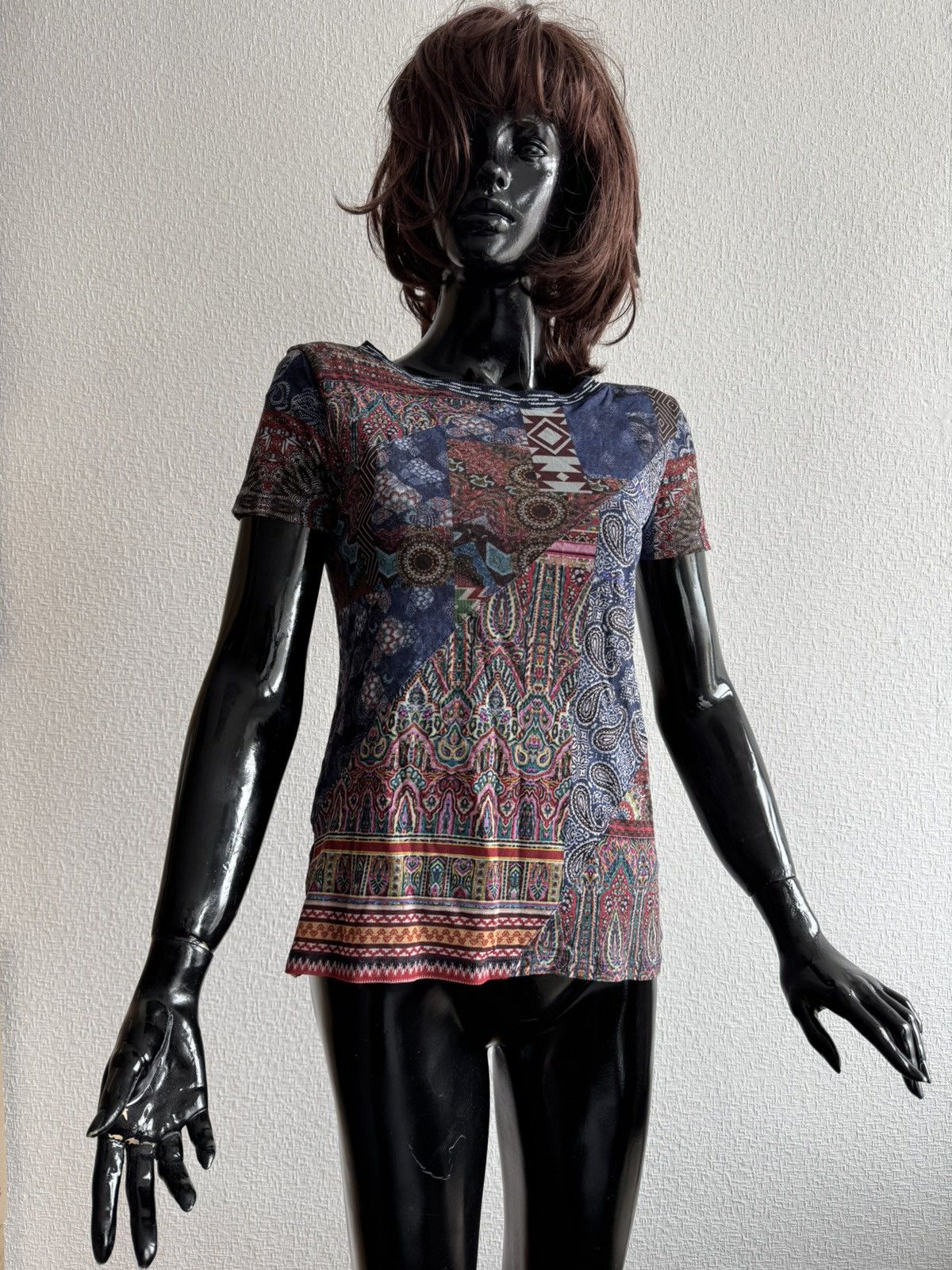 Designer × Desigual × Vintage Vintage Desiqual mesh top wmns Size M / US 6-8 / IT 42-44 - 3 Thumbnail