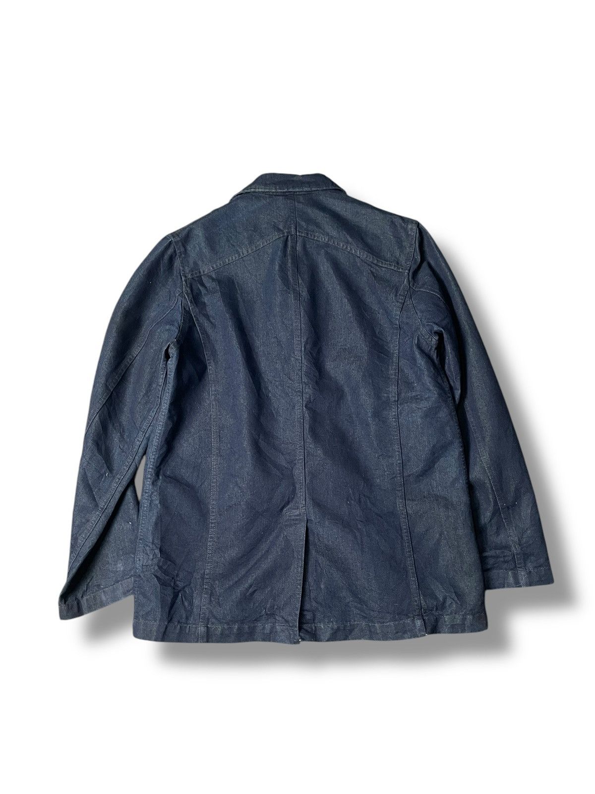 Japanese Brand × Vintage PHOTOS Brand Dark Blue Button Jacket (102) Size US L / EU 52-54 / 3 - 6 Thumbnail