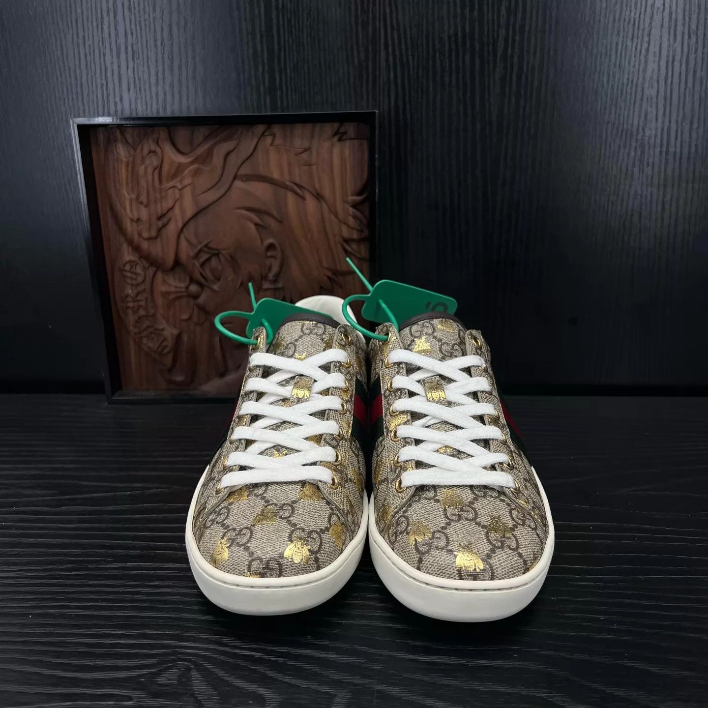 Gucci Gucci Ace Ebony All Over Print 37 Size US 6.5 / IT 36.5 - 4 Thumbnail