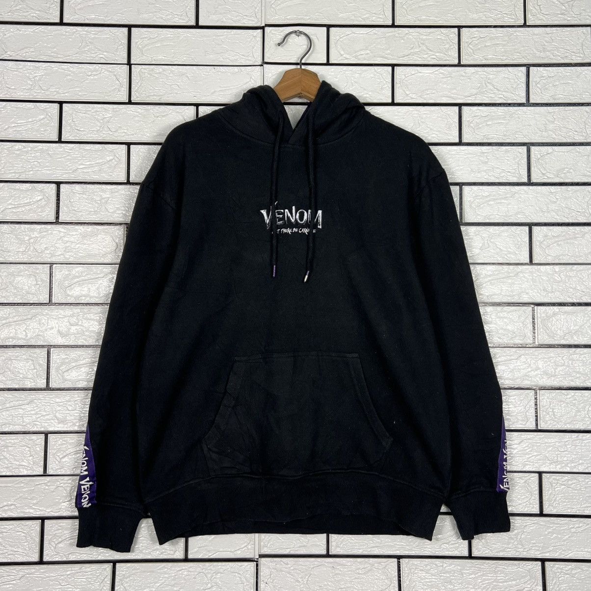 Marvel Comics MARVEL VENOM Pullover Hoodie Sweatshirt #4306-C195 Size US L / EU 52-54 / 3 - 7 Thumbnail
