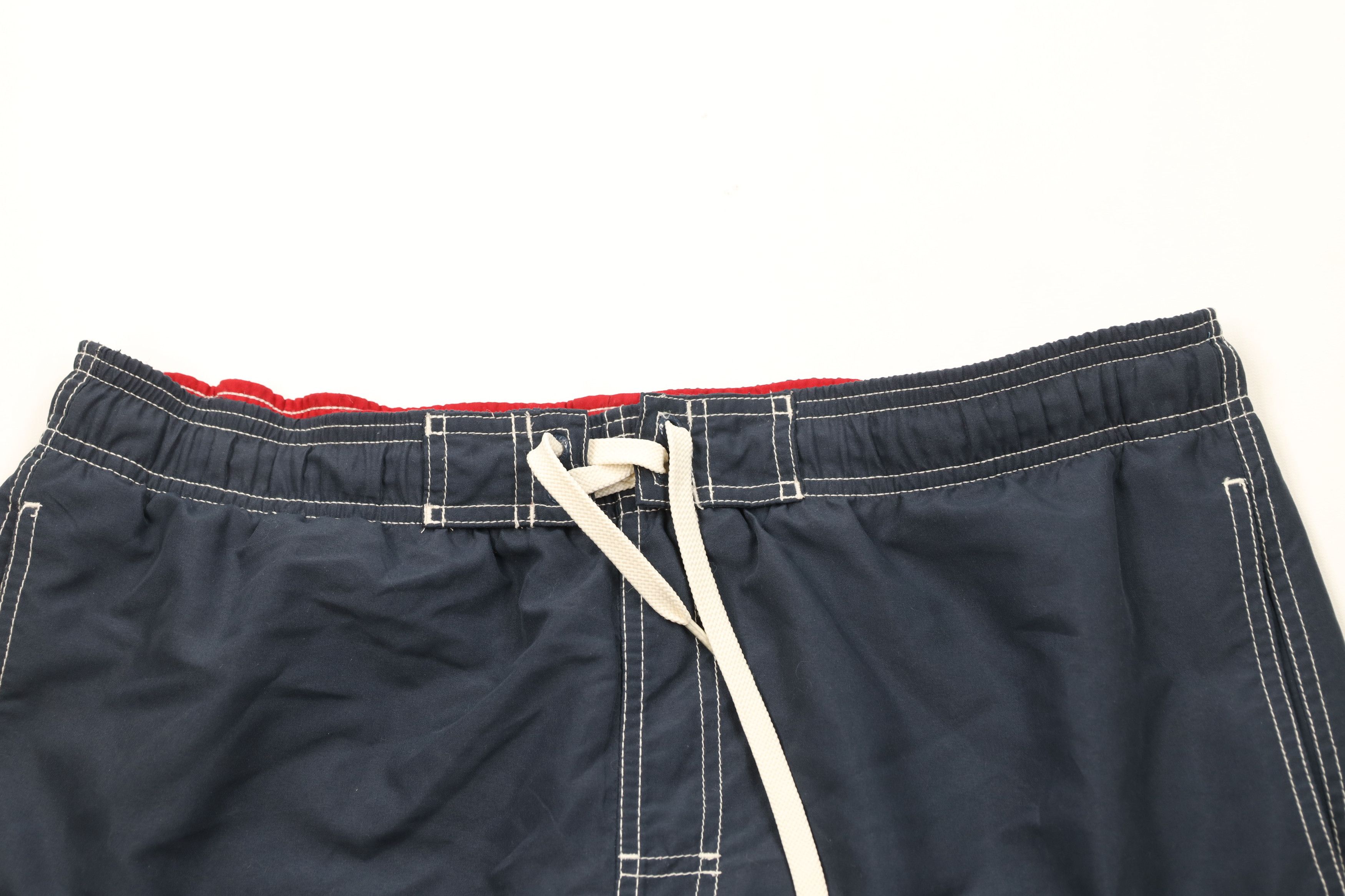 Speedo Vintage Speedo Spell Out Lined Cargo Shorts Swim Trunks Blue Size US 32 / EU 48 - 2 Thumbnail