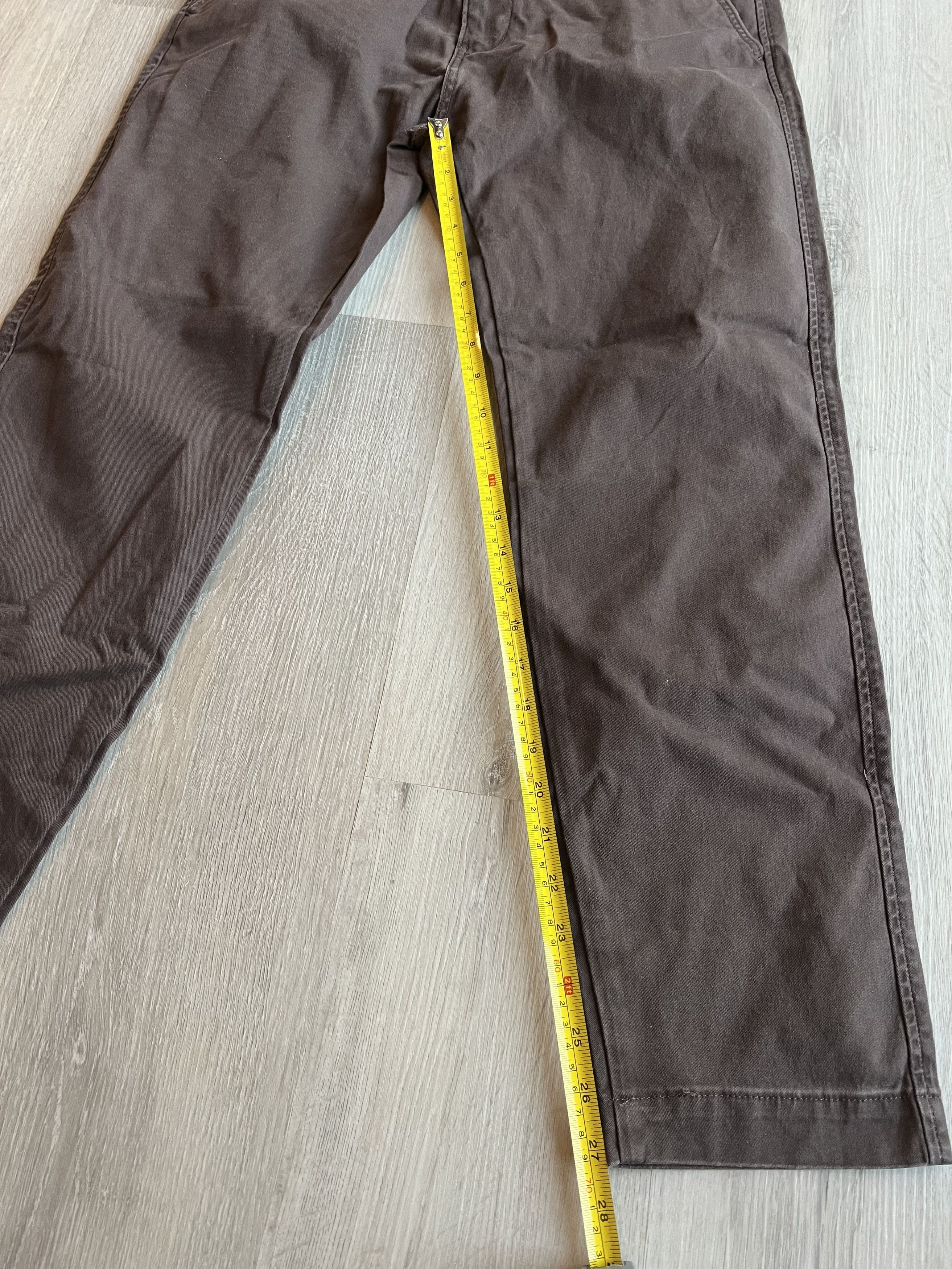 Levi's Standard fit Tapered Chino Pants / Chocolate Brown Work Wear Size US 32 / EU 48 - 7 Thumbnail