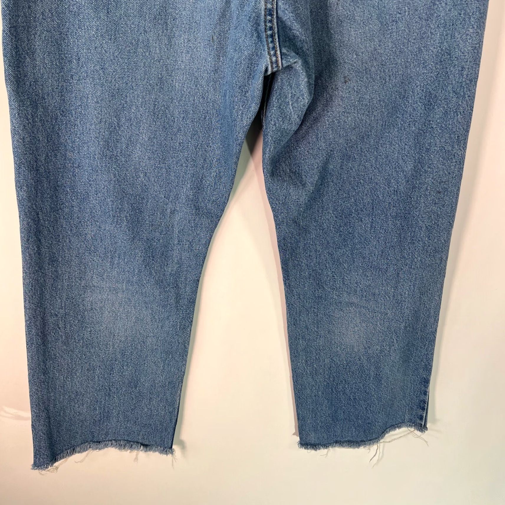 Denime Sonoma Life + Style Mens Stretch Medium Wash Casual Blue Denim Jeans Size 36X32 Jeans Men's Regular Blue 5-Pocket Design Baggy Size US 34 / EU 50 - 6 Thumbnail
