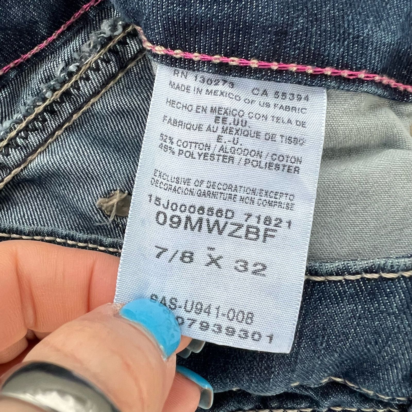 Wrangler Wrangler Mae Premium Patch Low Rise Boot Cut Jeans 7/8x32 Size 30" / US 8 / IT 44 - 5 Thumbnail