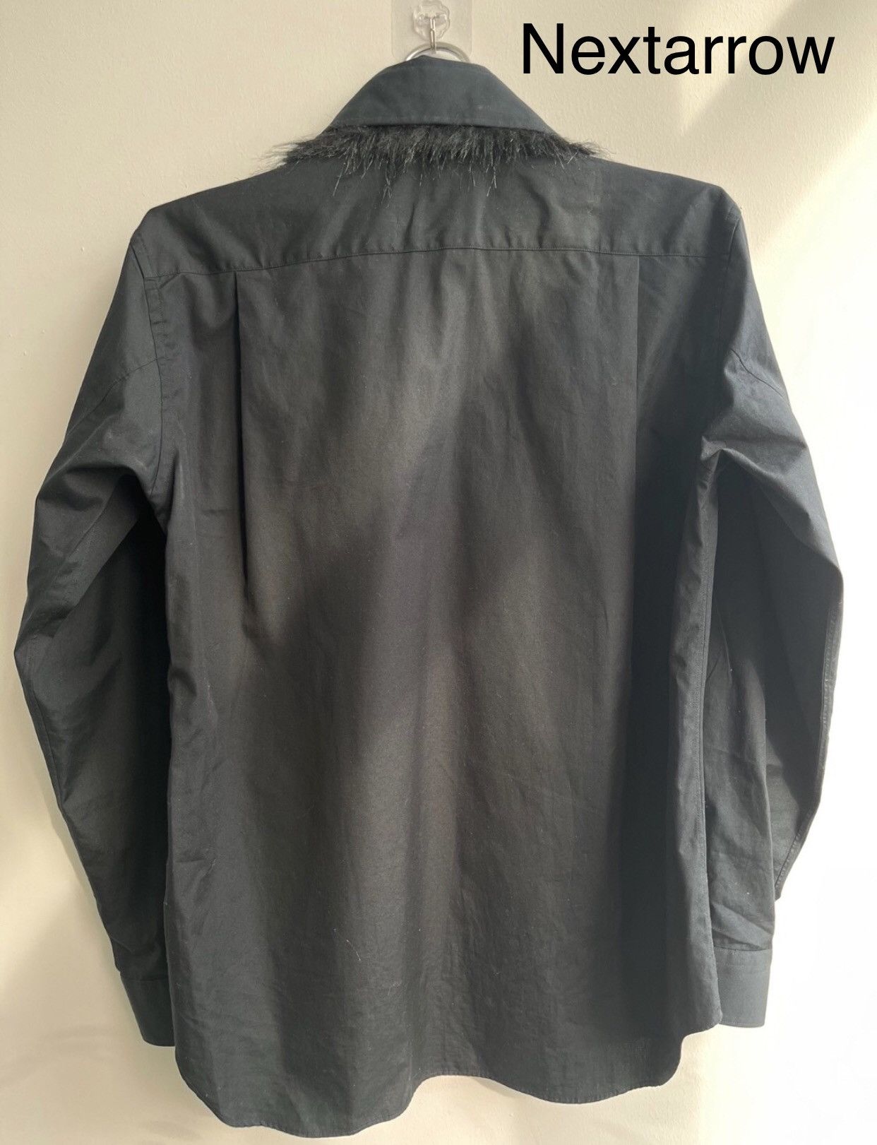 Comme des Garcons Black fur collar shirt 2412-Nextarrow Size US XS / EU 42 / 0 - 2 Thumbnail