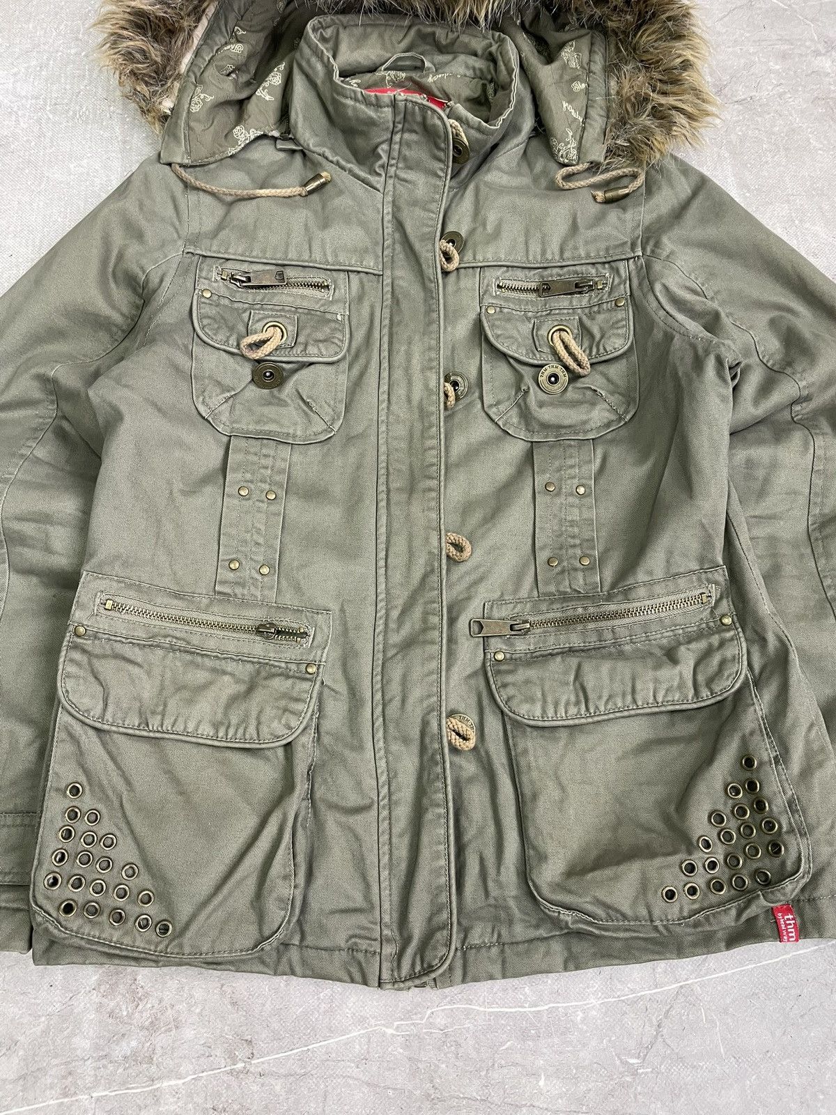Hysteric Glamour Military fur hood japanese if six was nine jacket army Size US M / EU 48-50 / 2 - 3 Thumbnail