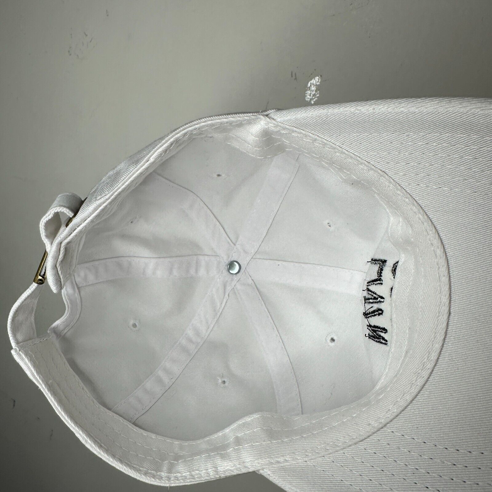 Other NWOT Livin Cool White Baseball Cap Hat Black Livin Cool OS Size ONE SIZE - 10 Thumbnail