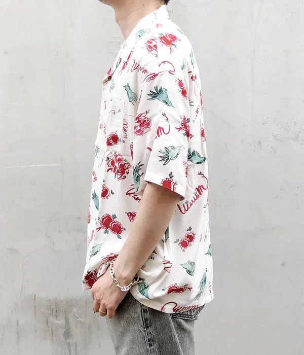 Visvim Visvim Wallis Sunnybird shirt 22SS "White/Red" size 3 Size US L / EU 52-54 / 3 - 10 Thumbnail